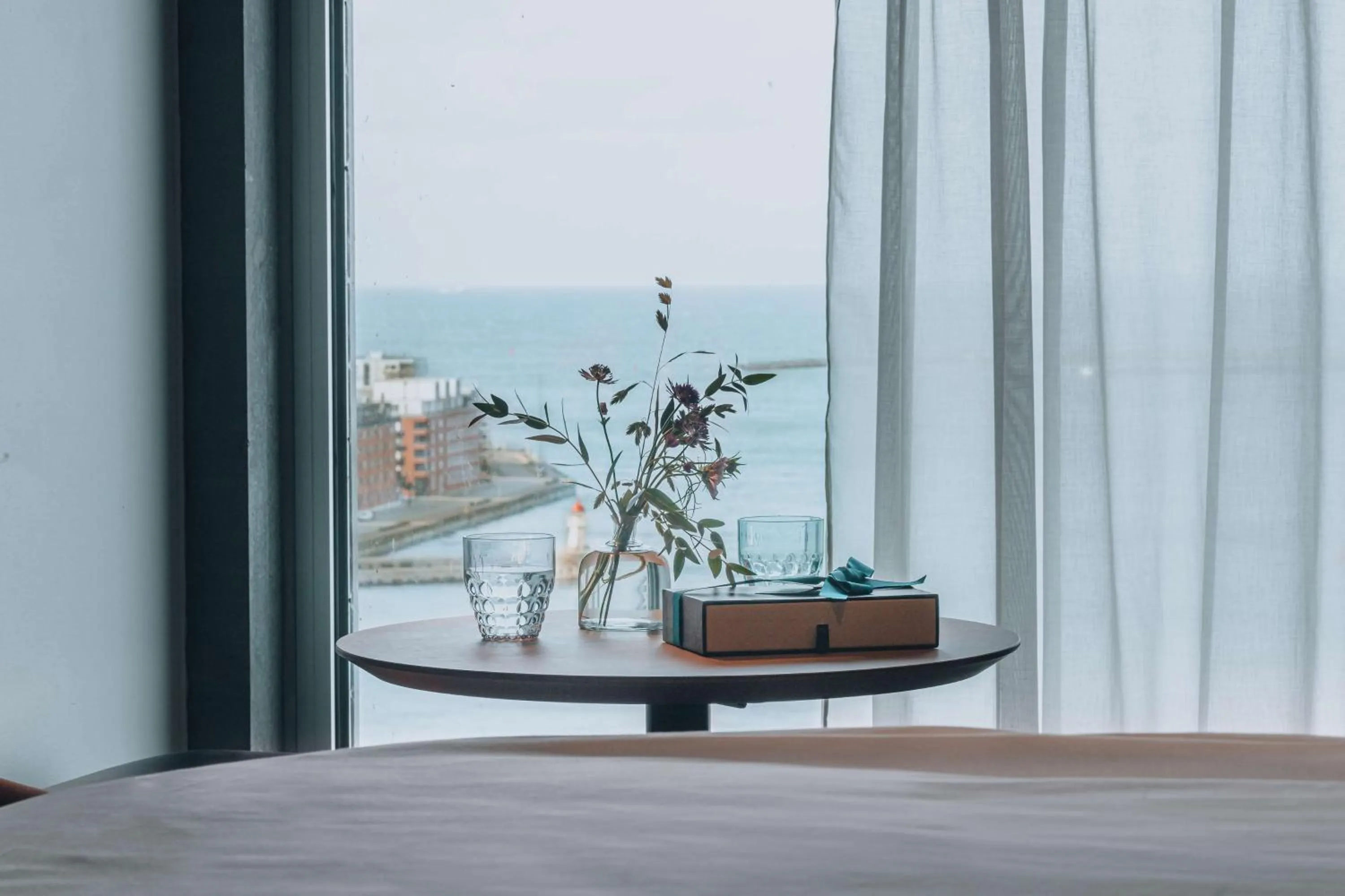 View (from property/room), Bed in STORY HOTEL MALMO, in JdV by Hyatt