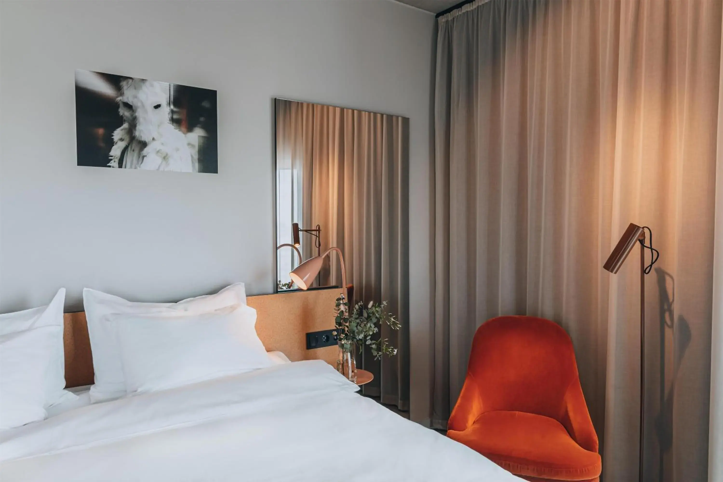 Bedroom, Bed in STORY HOTEL MALMO, in JdV by Hyatt Bedroom, Bed in STORY HOTEL MALMO, in JdV by Hyatt