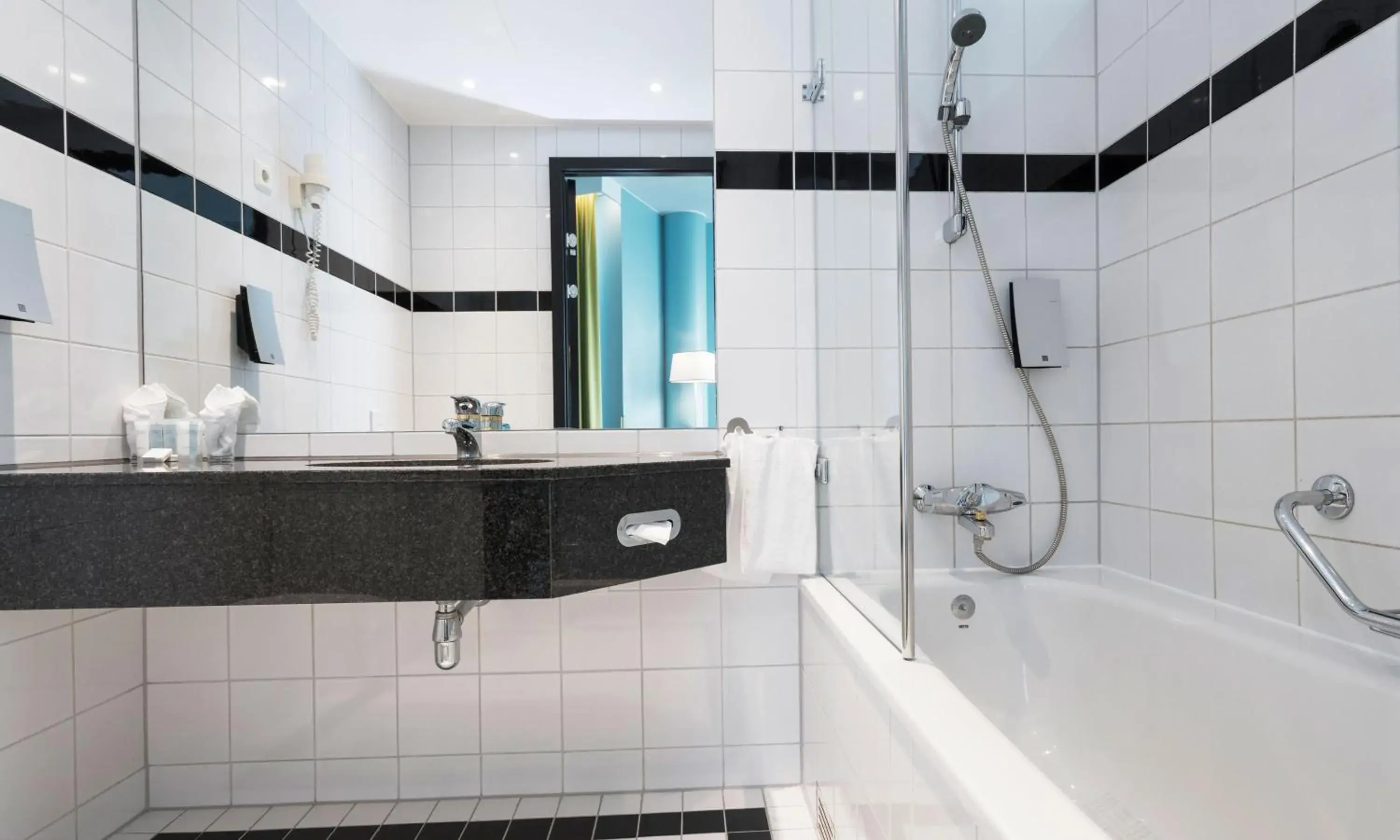 Bathroom in Thon Hotel Arena Bathroom in Thon Hotel Arena