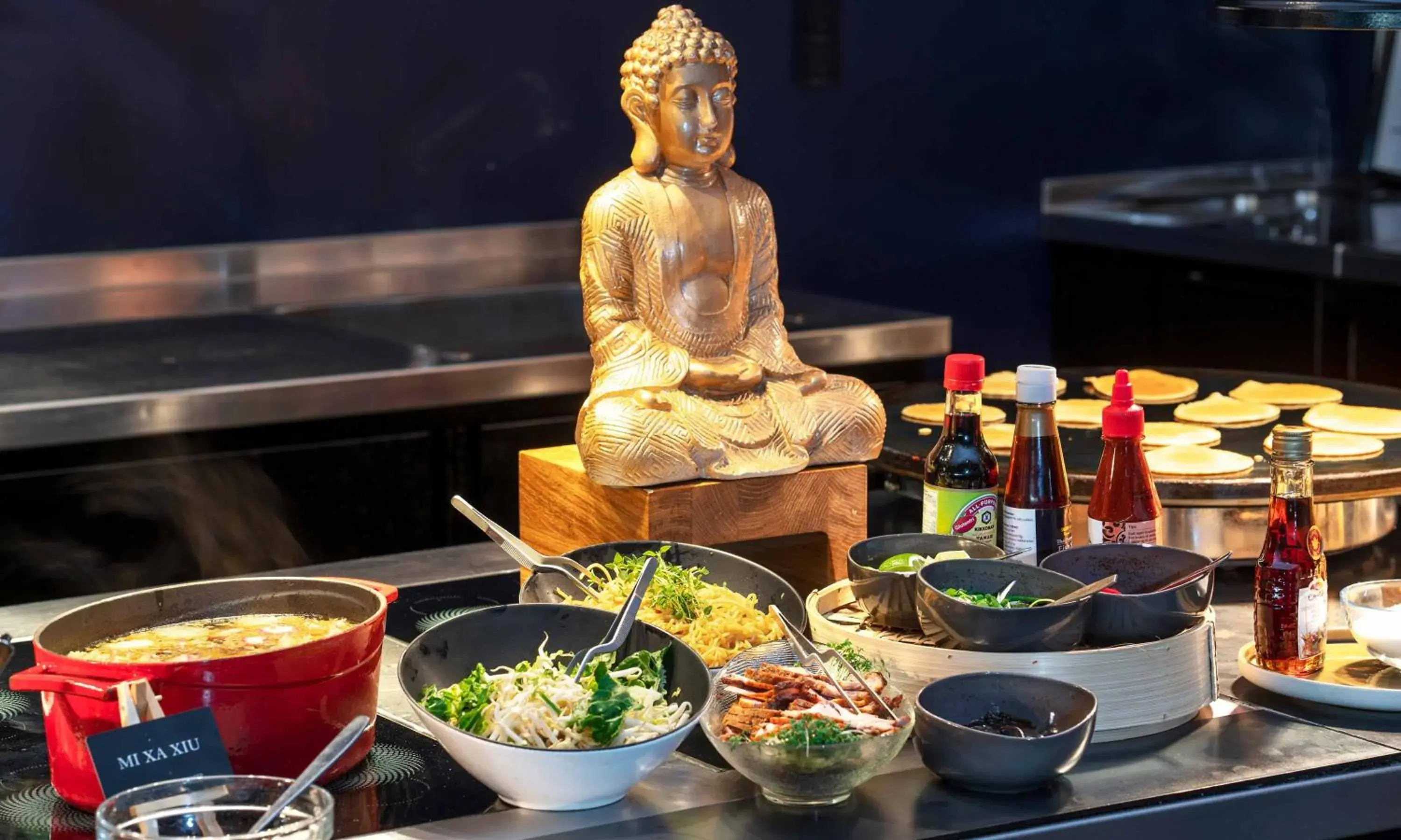 Buffet breakfast in Thon Hotel Arena Buffet breakfast in Thon Hotel Arena