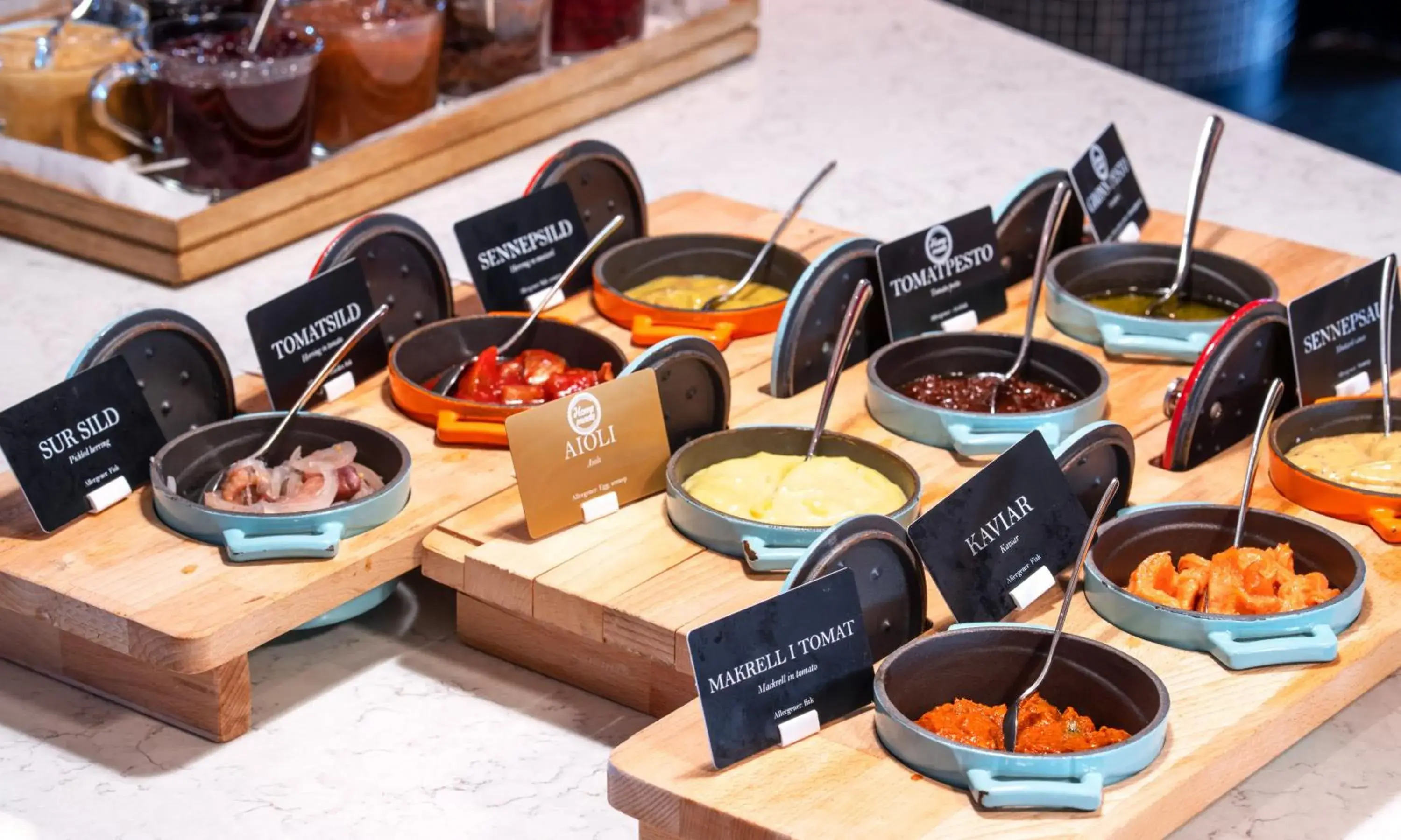 Buffet breakfast in Thon Hotel Arena Buffet breakfast in Thon Hotel Arena