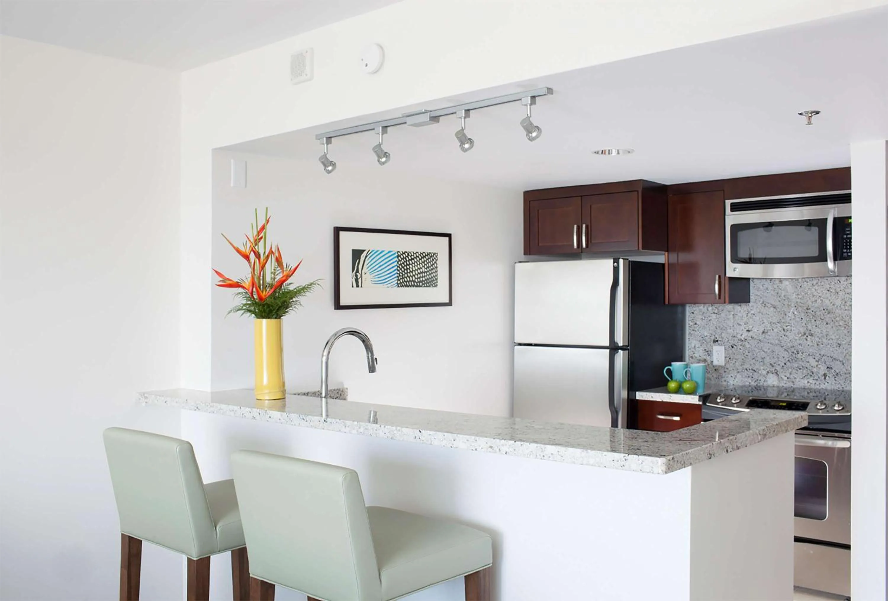 Kitchen or kitchenette in Ilikai Hotel & Luxury Suites