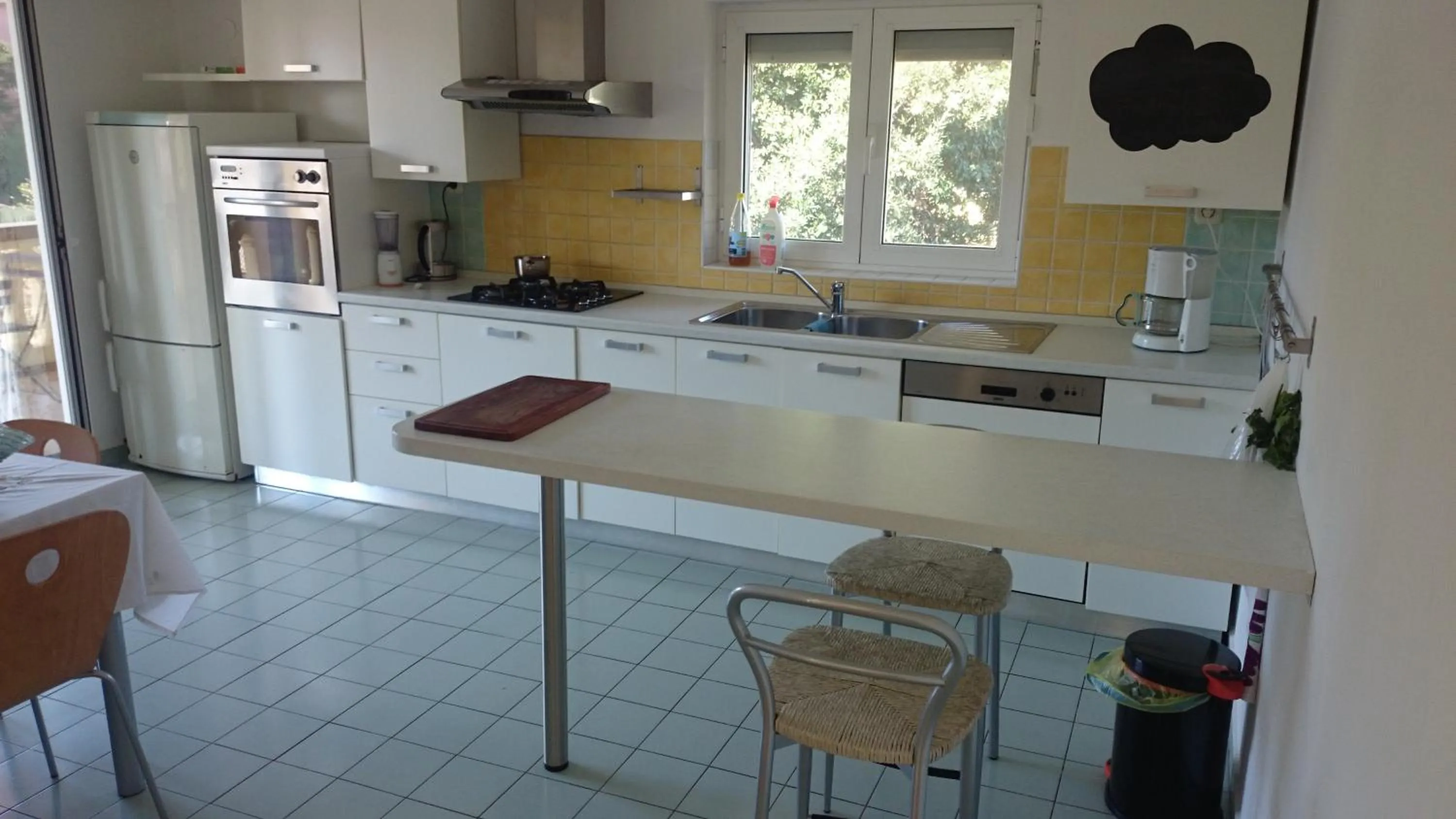 Kitchen or kitchenette in Apartments Yvonne