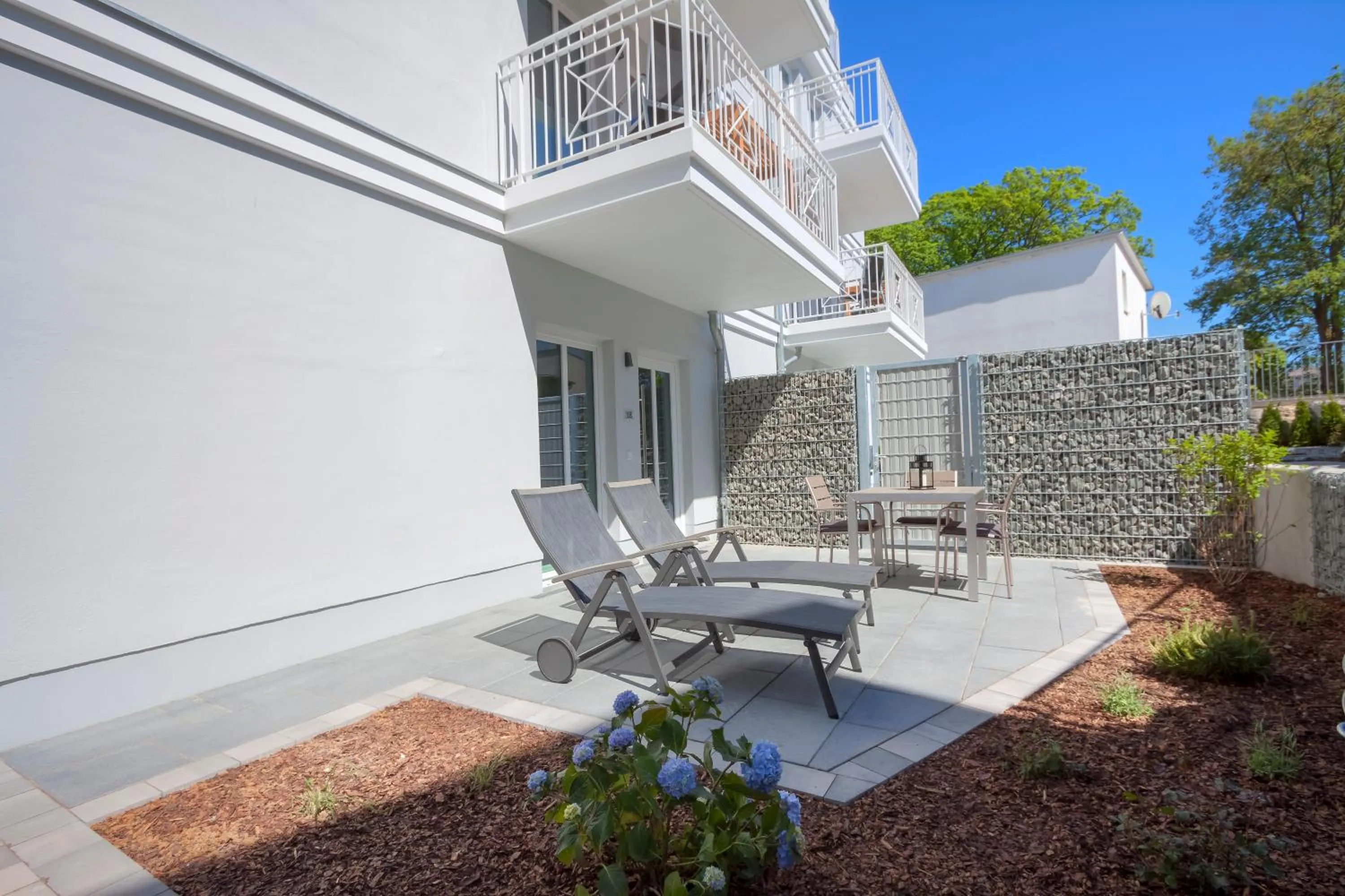 Patio in Aparthotel Villa Lea