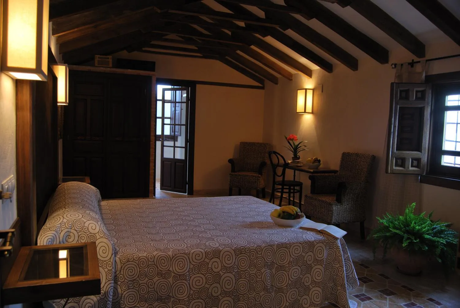 Photo of the whole room, Bed in Hotel Rural Casa Grande Almagro