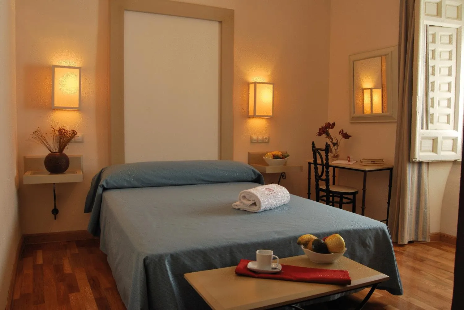 Photo of the whole room, Bed in Hotel Rural Casa Grande Almagro