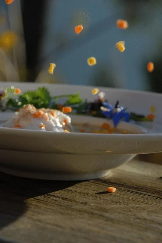 Food close-up in Biohotel Grafenast