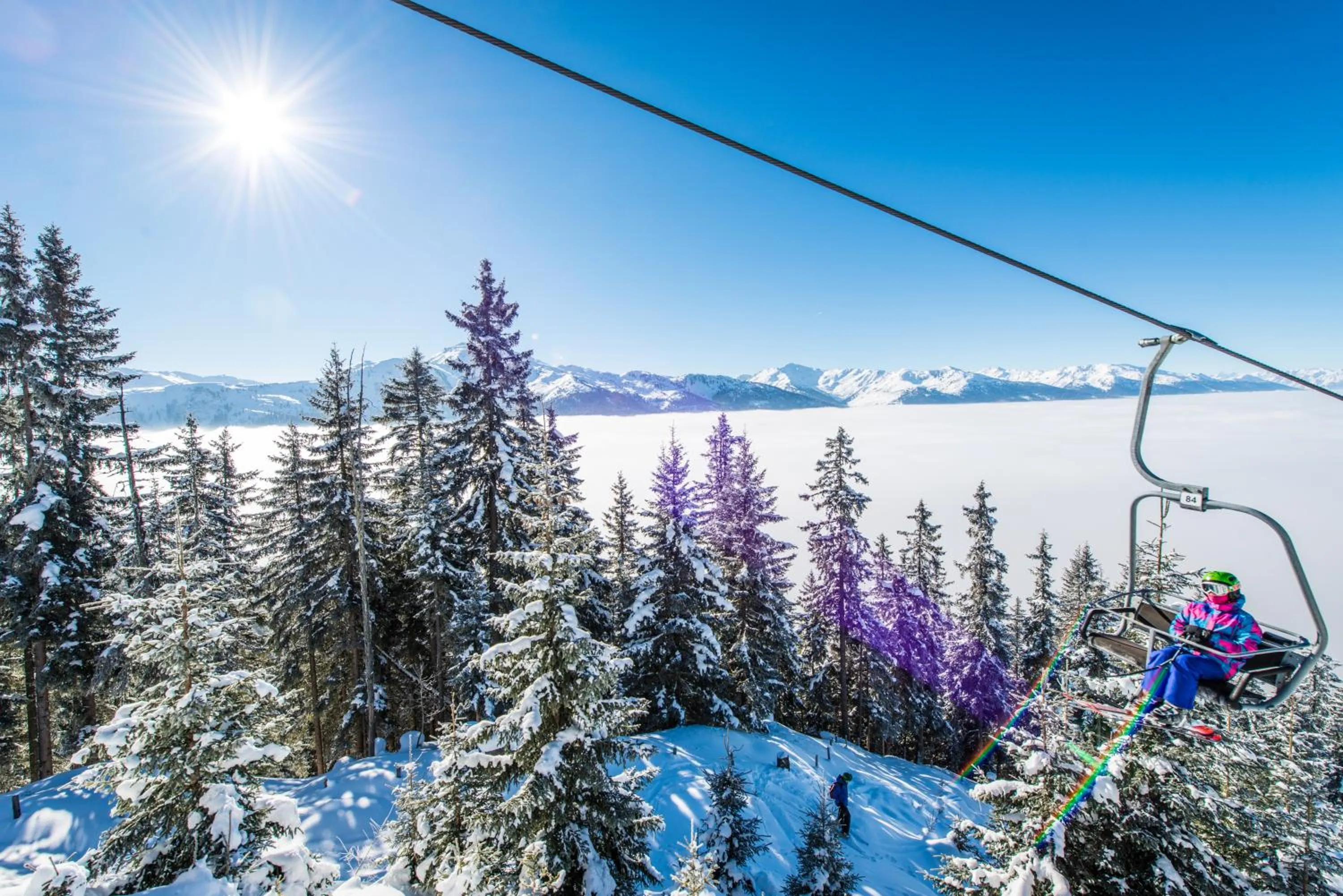 Mountain view in Biohotel Grafenast