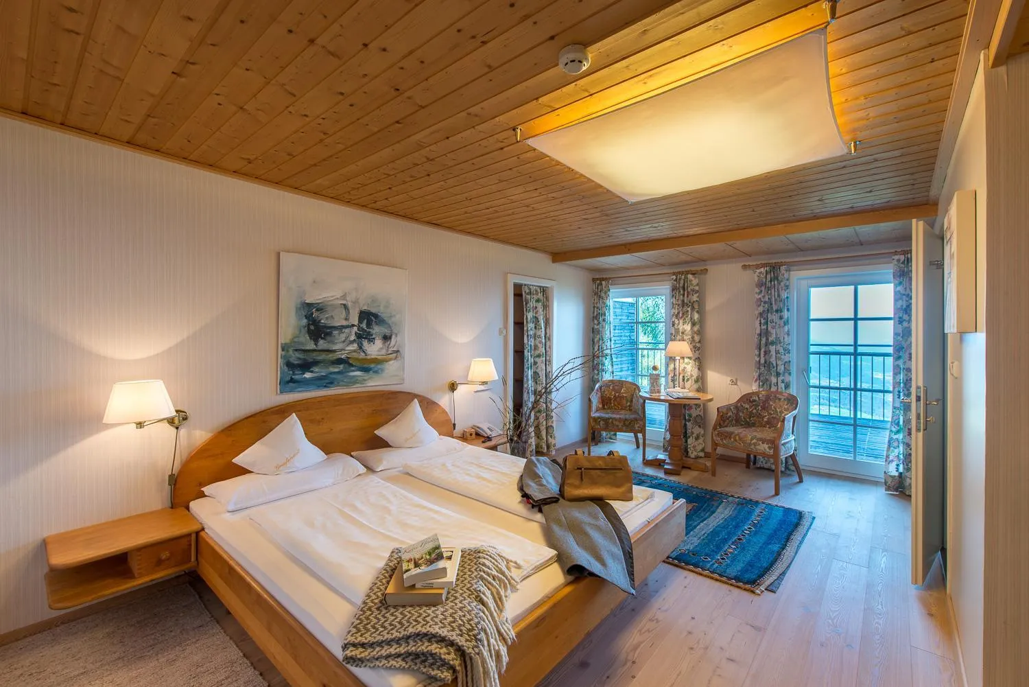 Photo of the whole room, Bed in Biohotel Grafenast