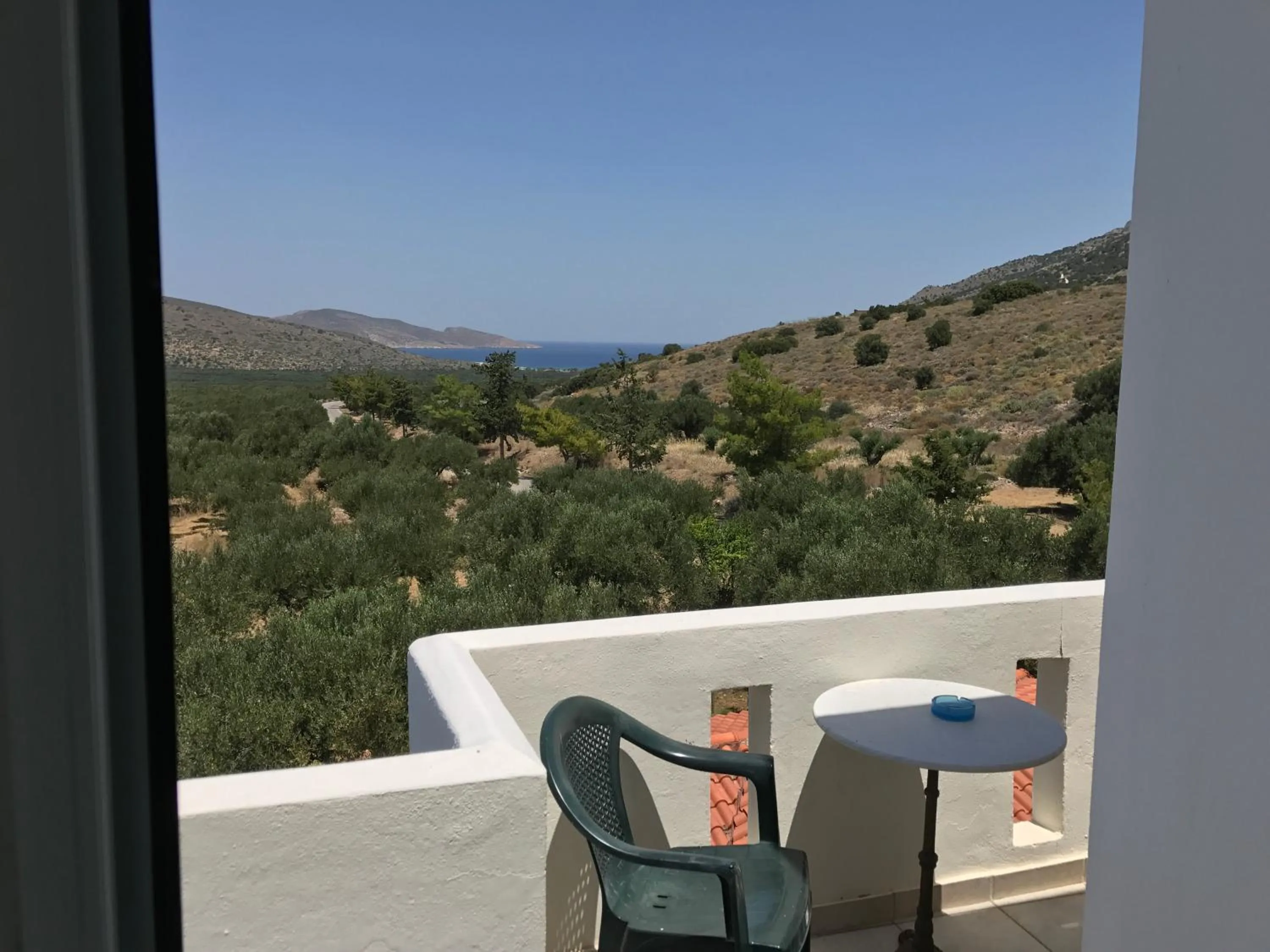 Garden view in Tholos Rooms