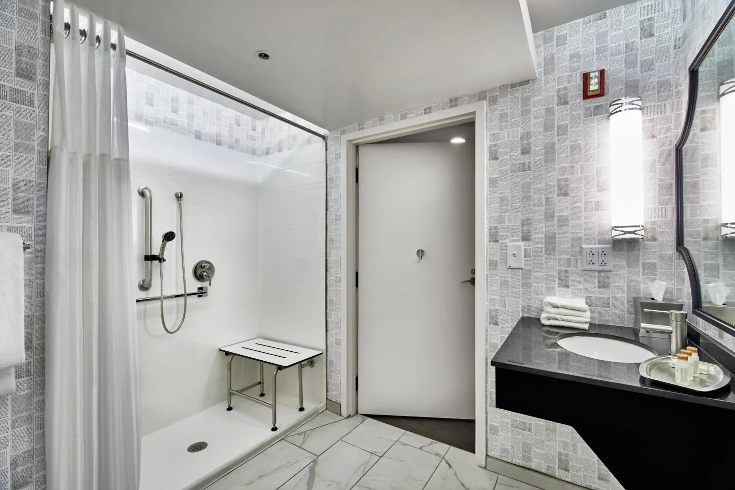 Bathroom in Hotel Indigo Cleveland Downtown by IHG Bathroom in Hotel Indigo Cleveland Downtown by IHG