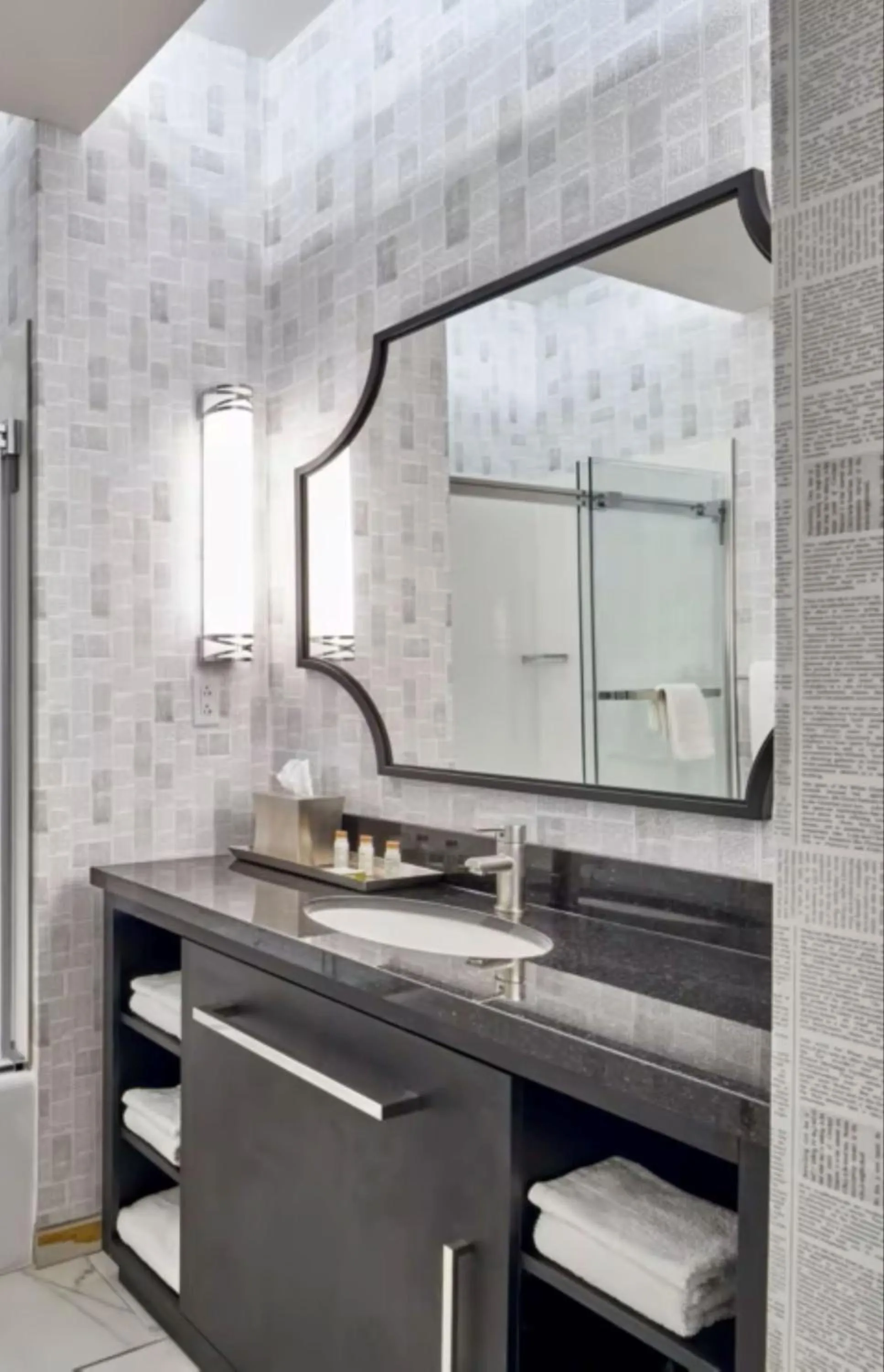 Bathroom in Hotel Indigo Cleveland Downtown by IHG