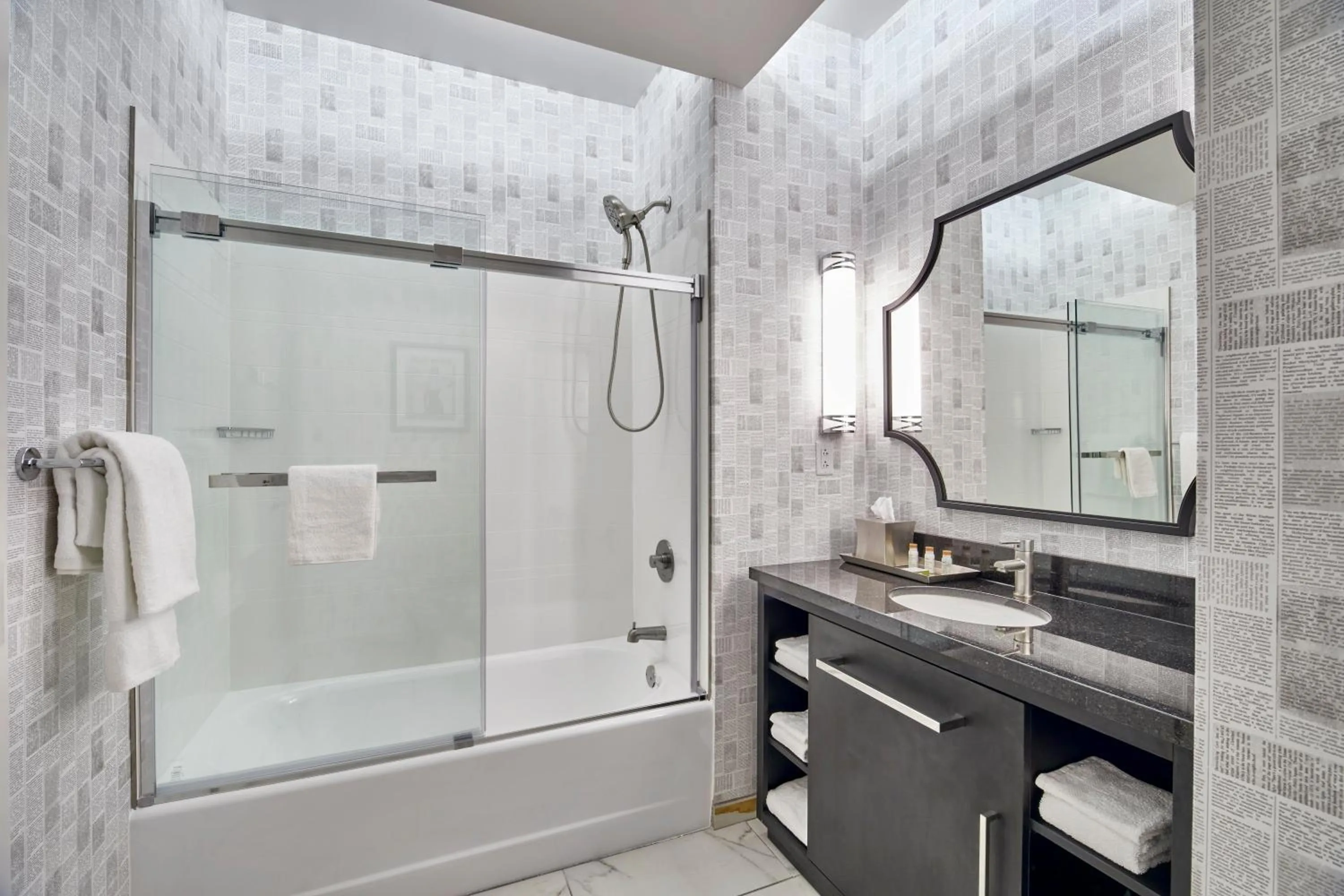 Bathroom in Hotel Indigo Cleveland Downtown by IHG