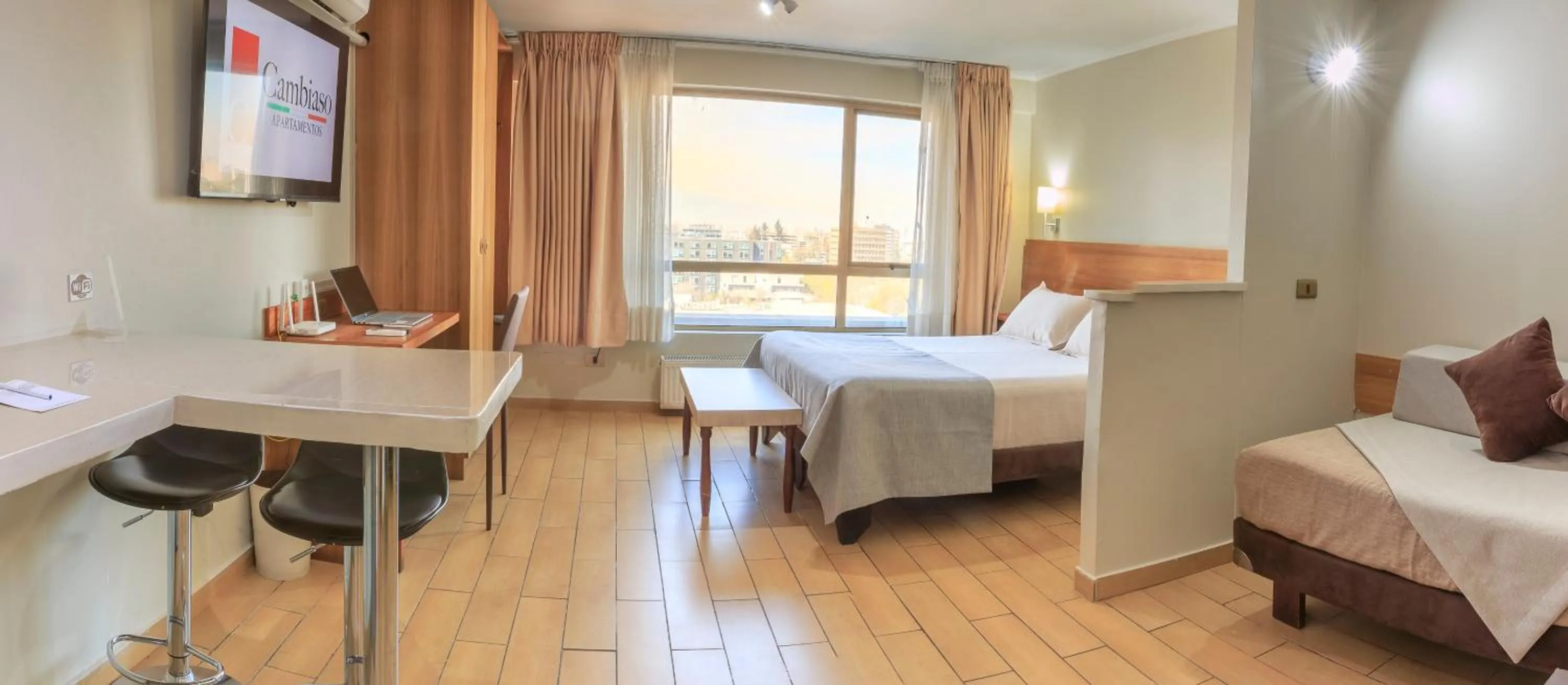 Photo of the whole room, Bed in Apart Hotel Cambiaso