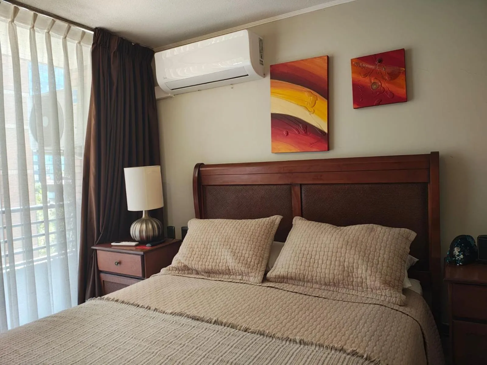 Bed in Apart Hotel Cambiaso