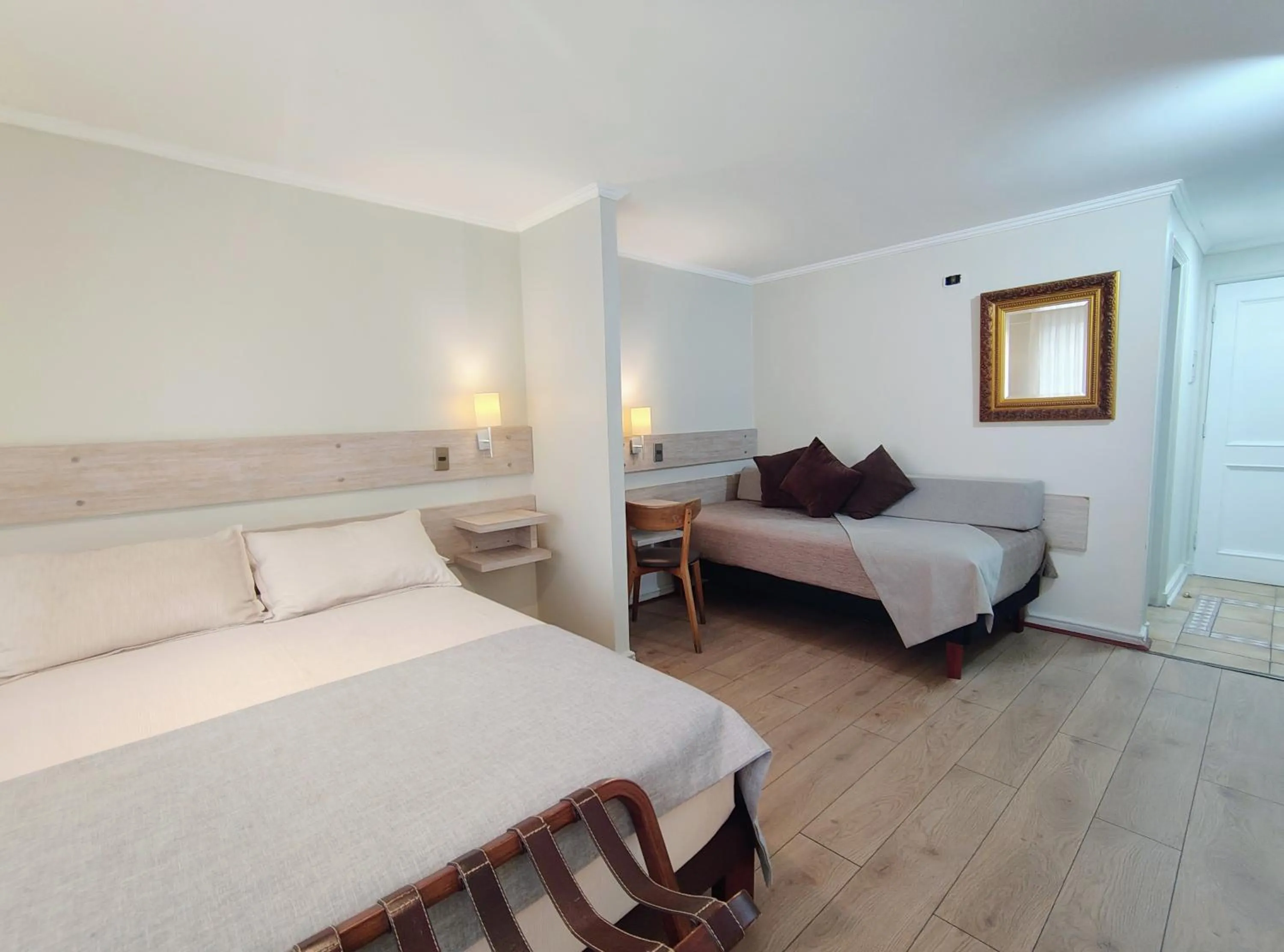 Bed in Apart Hotel Cambiaso