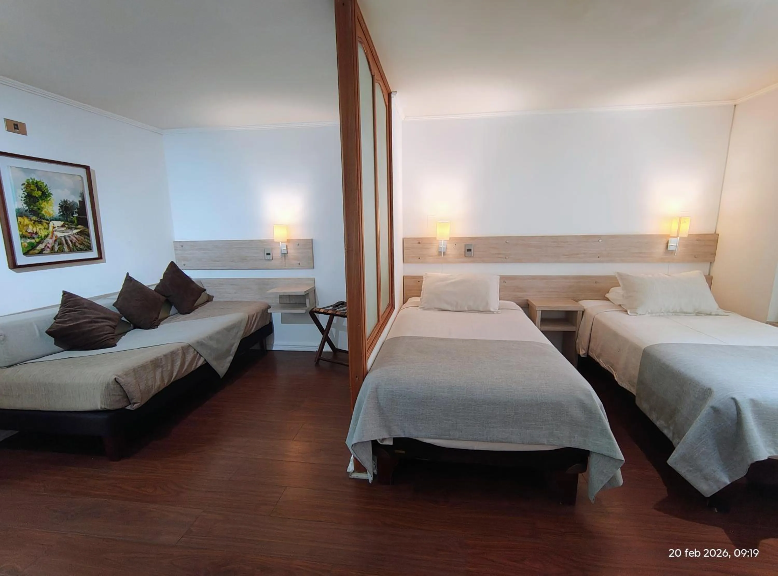 Bed in Apart Hotel Cambiaso