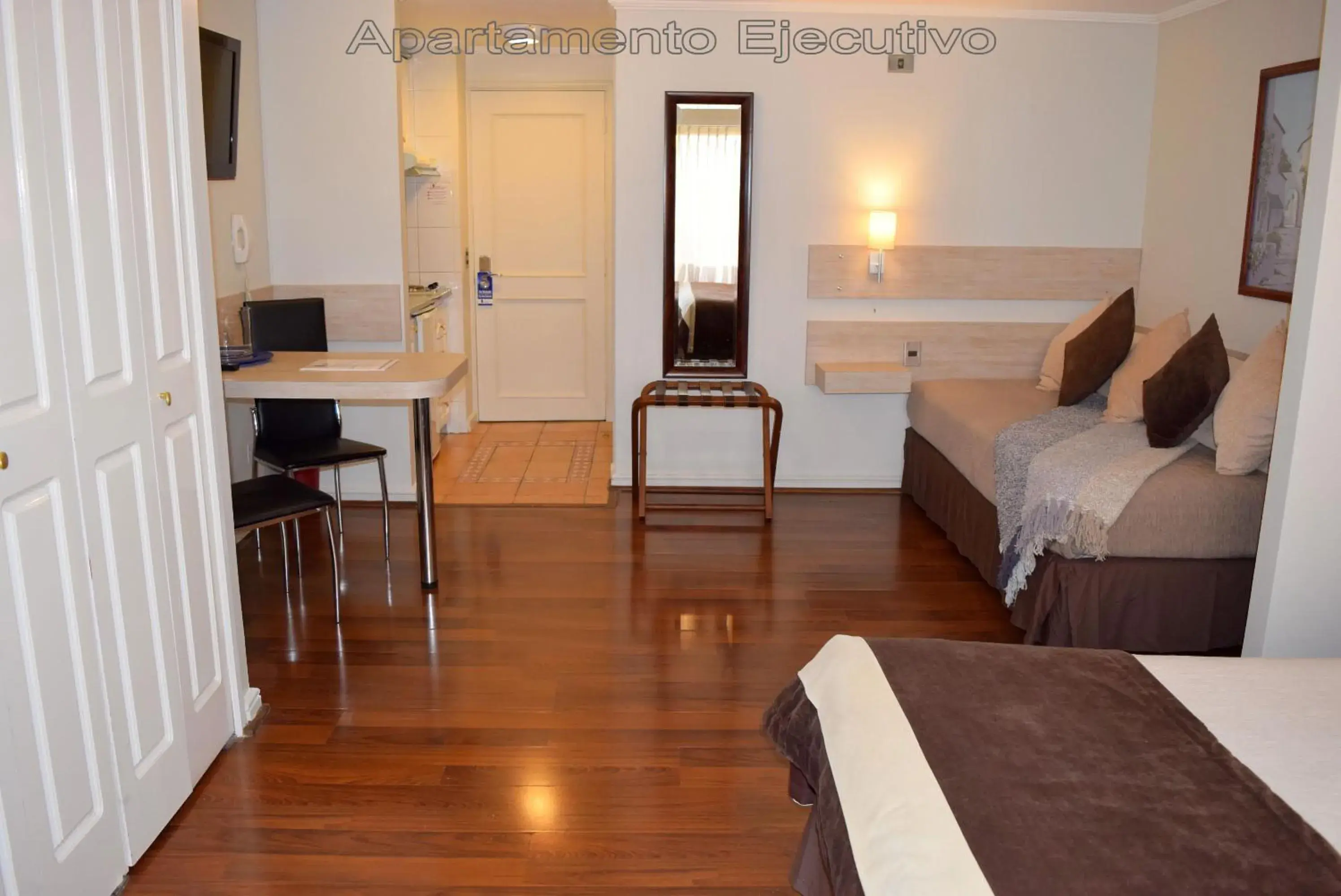 Decorative detail, Bed in Apart Hotel Cambiaso Decorative detail, Bed in Apart Hotel Cambiaso