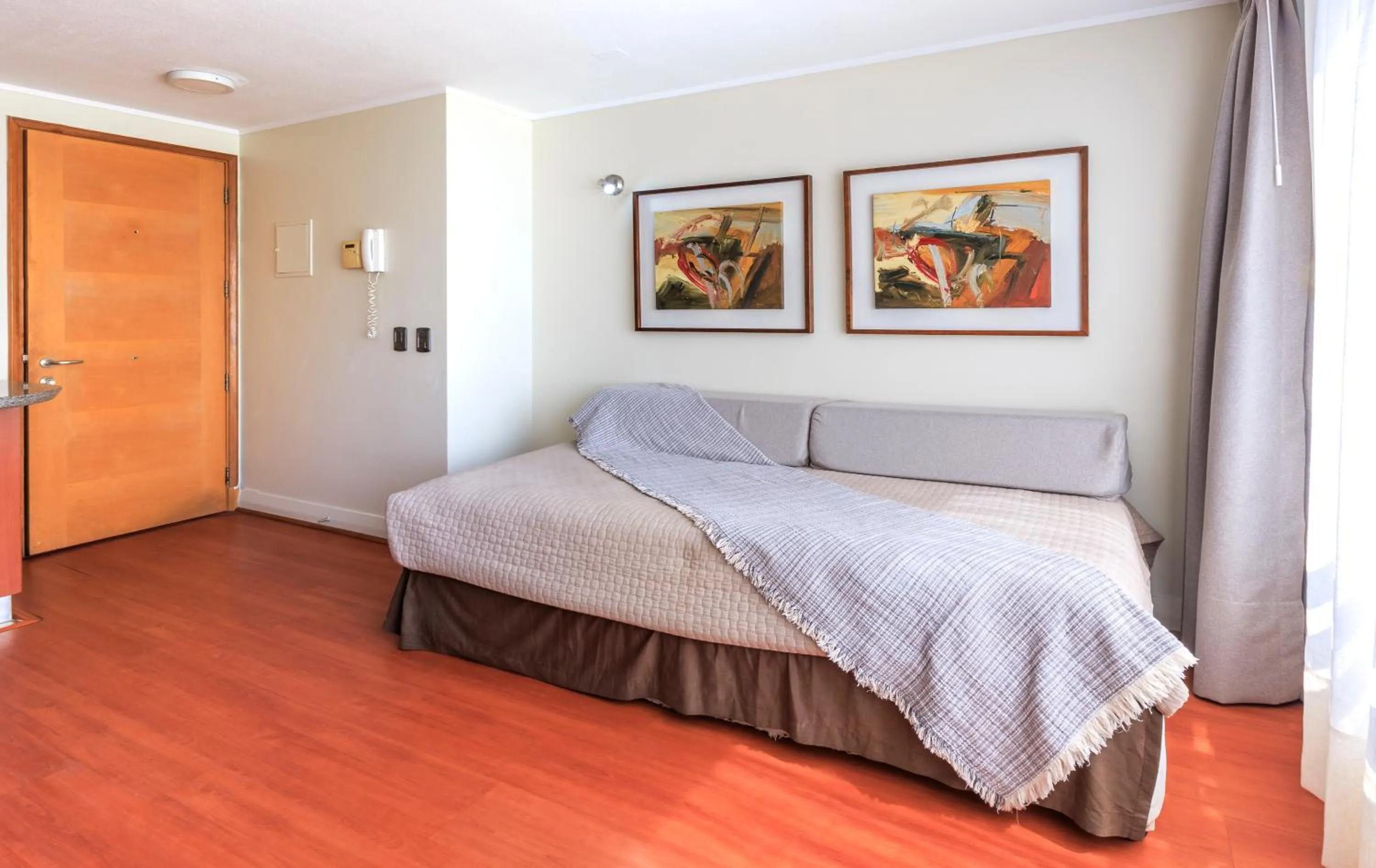 Bed in Apart Hotel Cambiaso