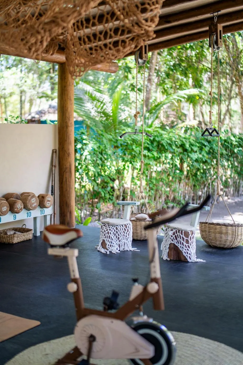 Fitness centre/facilities in Vila Dos Orixás Boutique Hotel