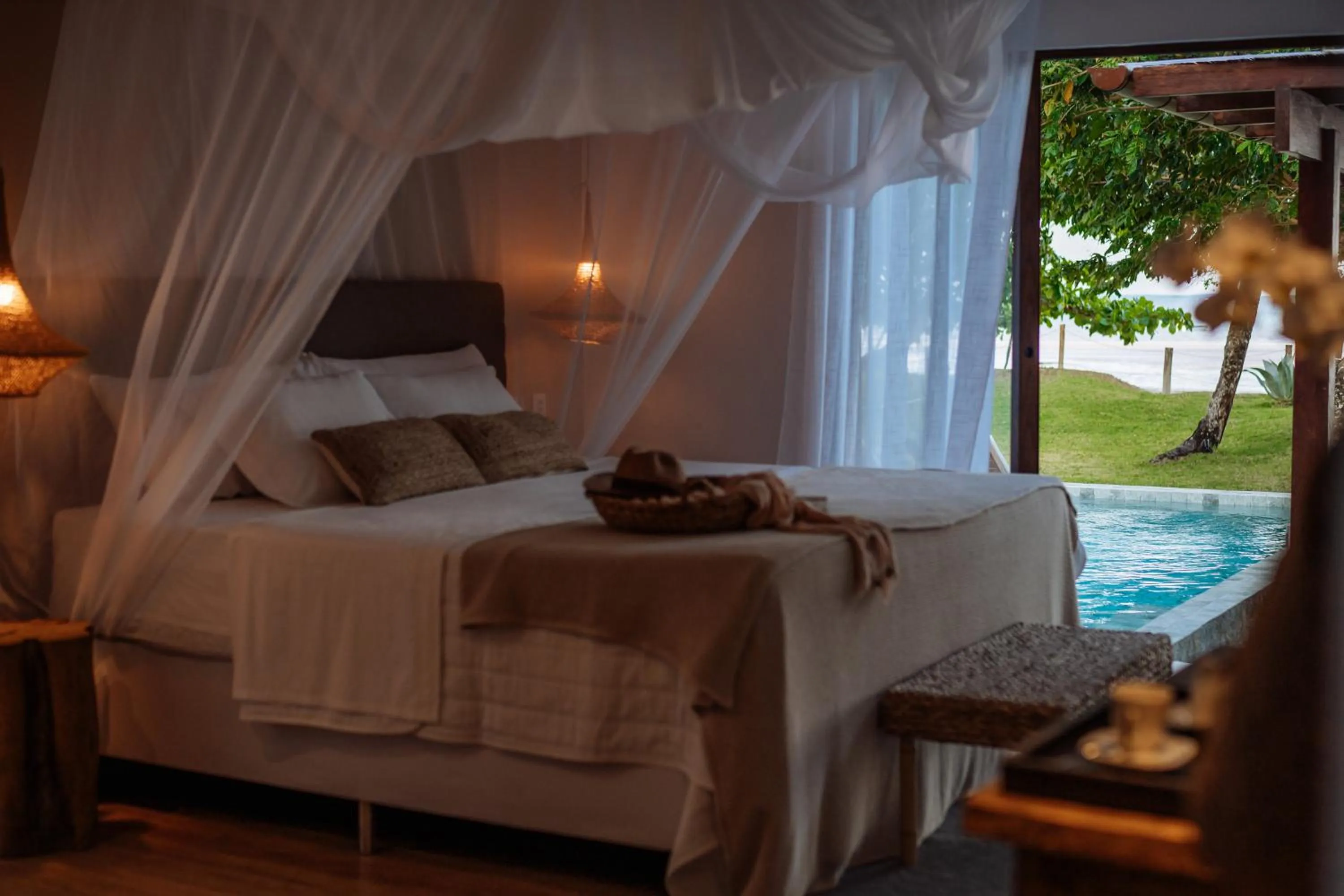 Bed in Vila Dos Orixás Boutique Hotel