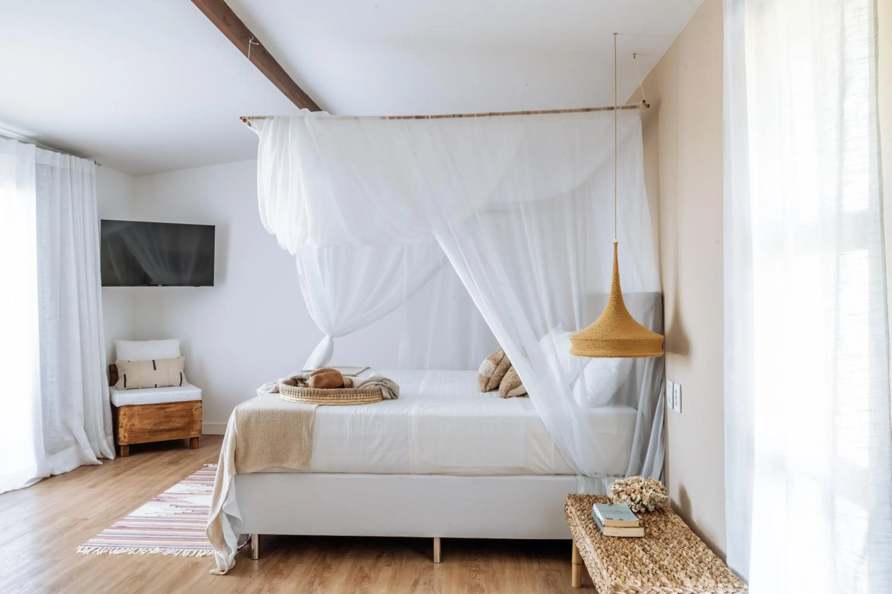 Bedroom, Bed in Vila Dos Orixás Boutique Hotel