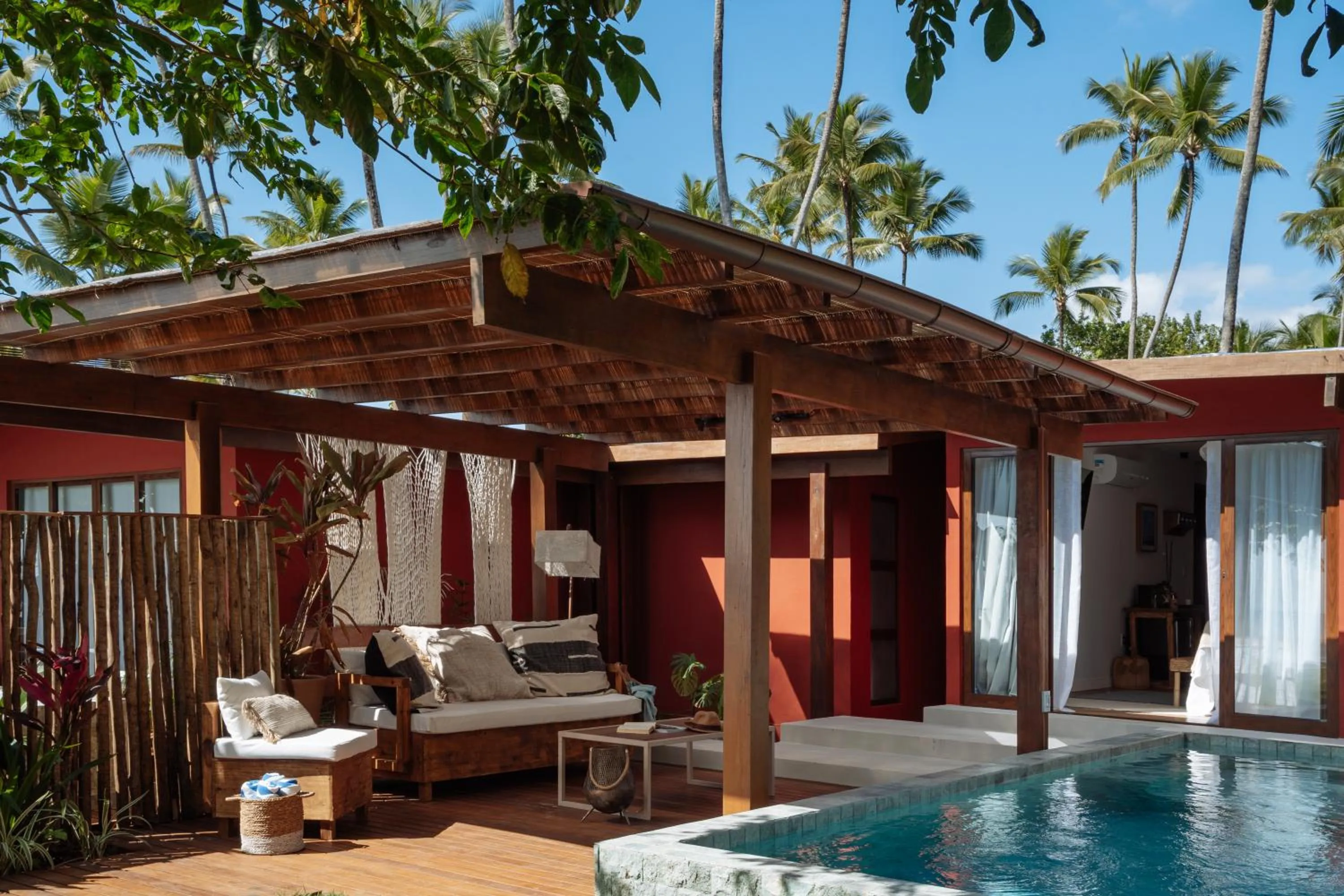 Pool view in Vila Dos Orixás Boutique Hotel
