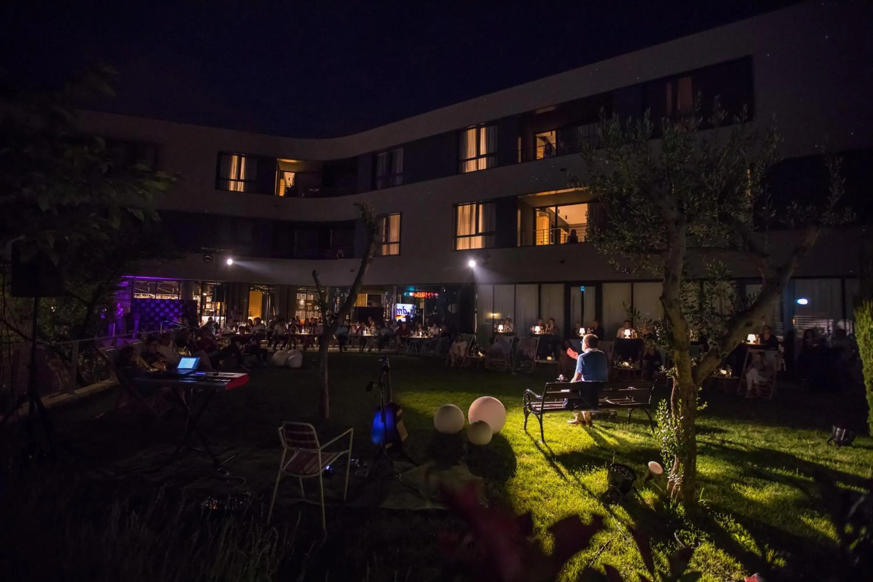 Property building in One Suite Hotel Property building in One Suite Hotel