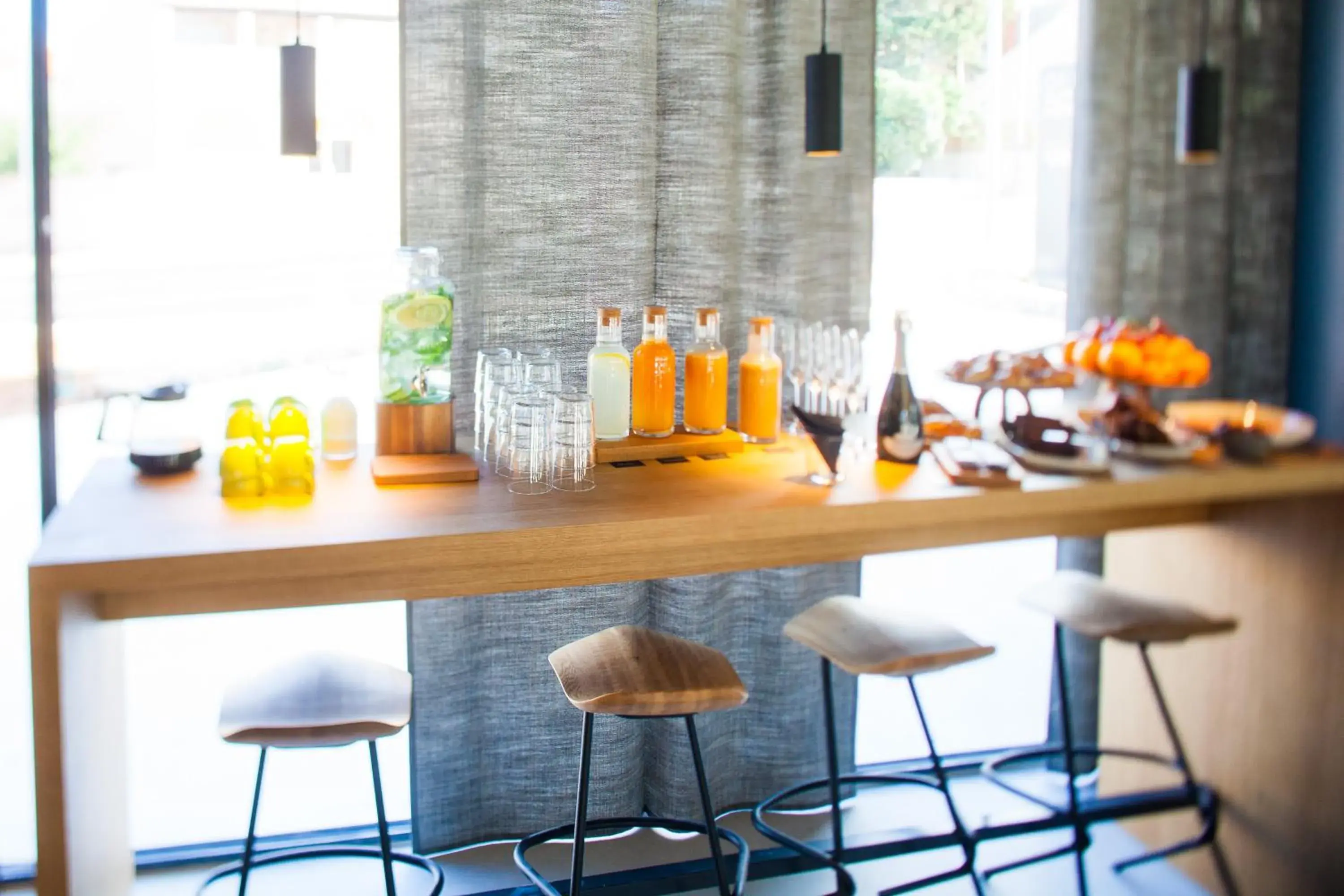 Food and drinks in One Suite Hotel Food and drinks in One Suite Hotel