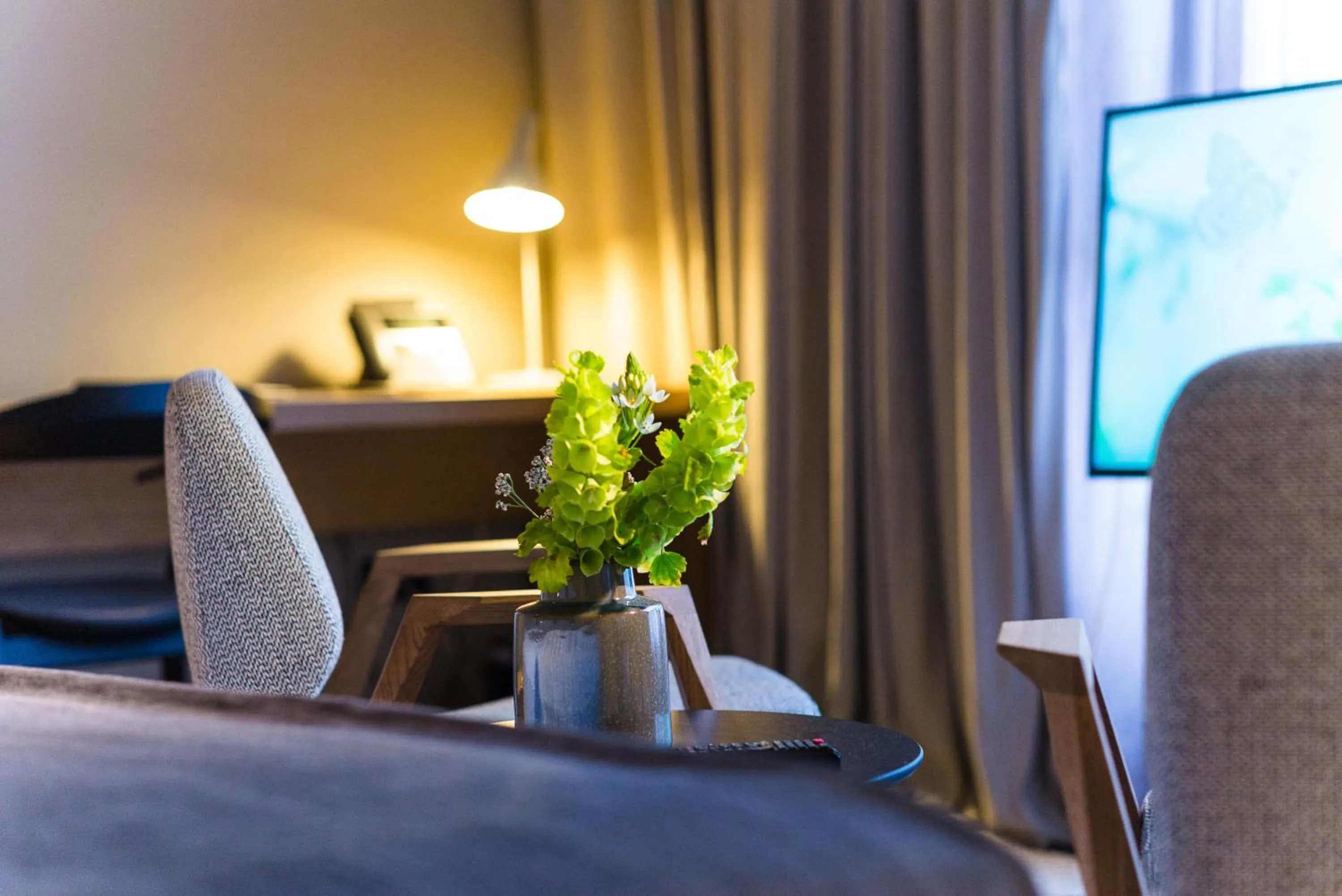 Living room in One Suite Hotel