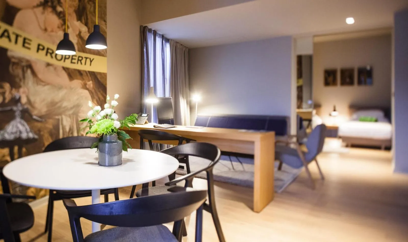 Bed in One Suite Hotel