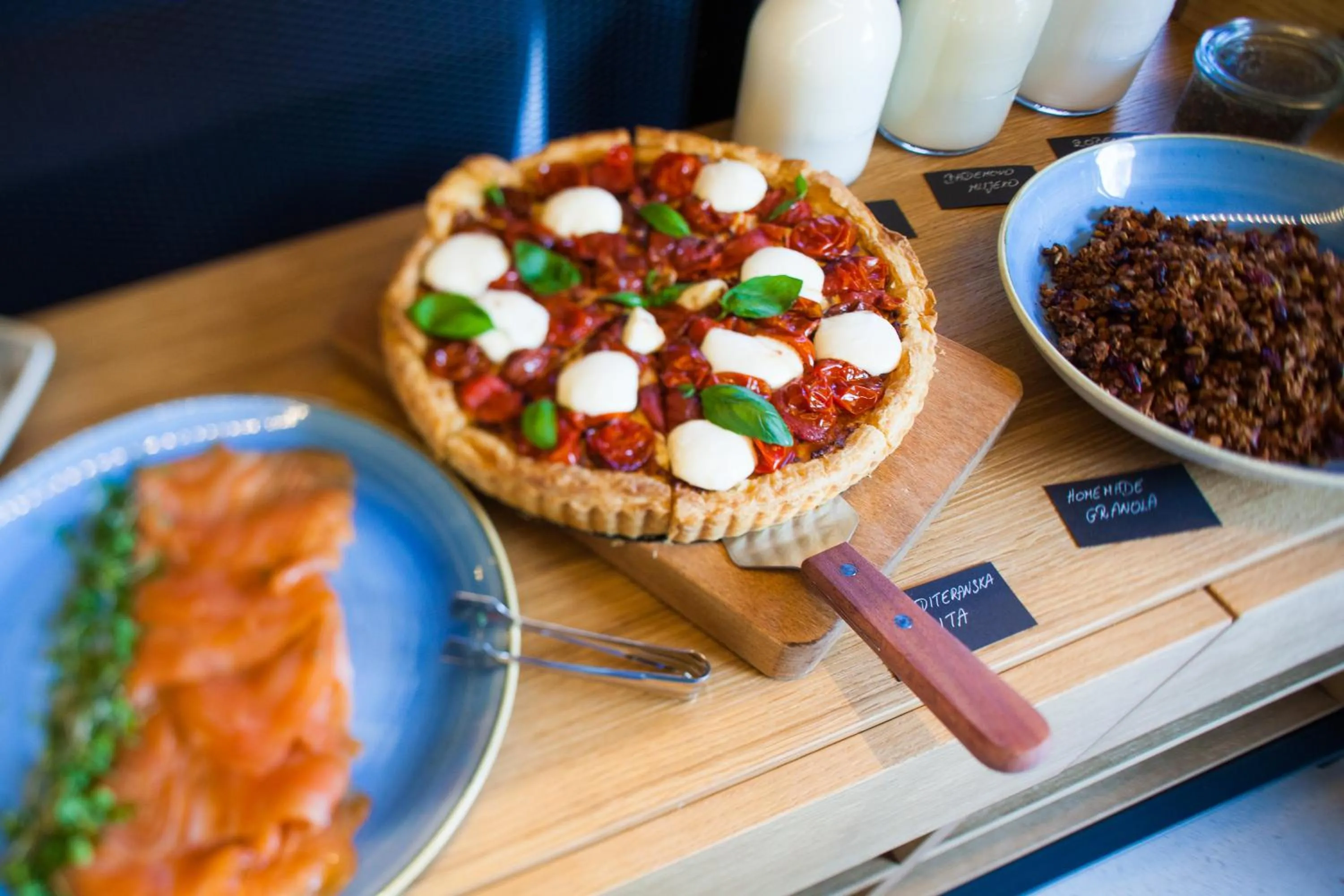 Food and drinks in One Suite Hotel