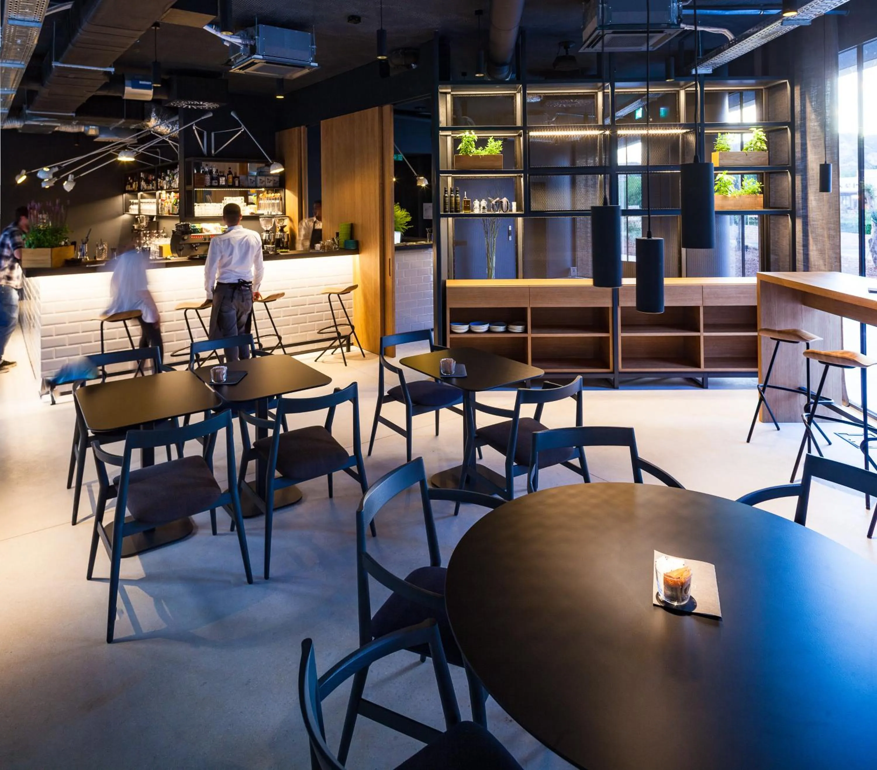 People in One Suite Hotel