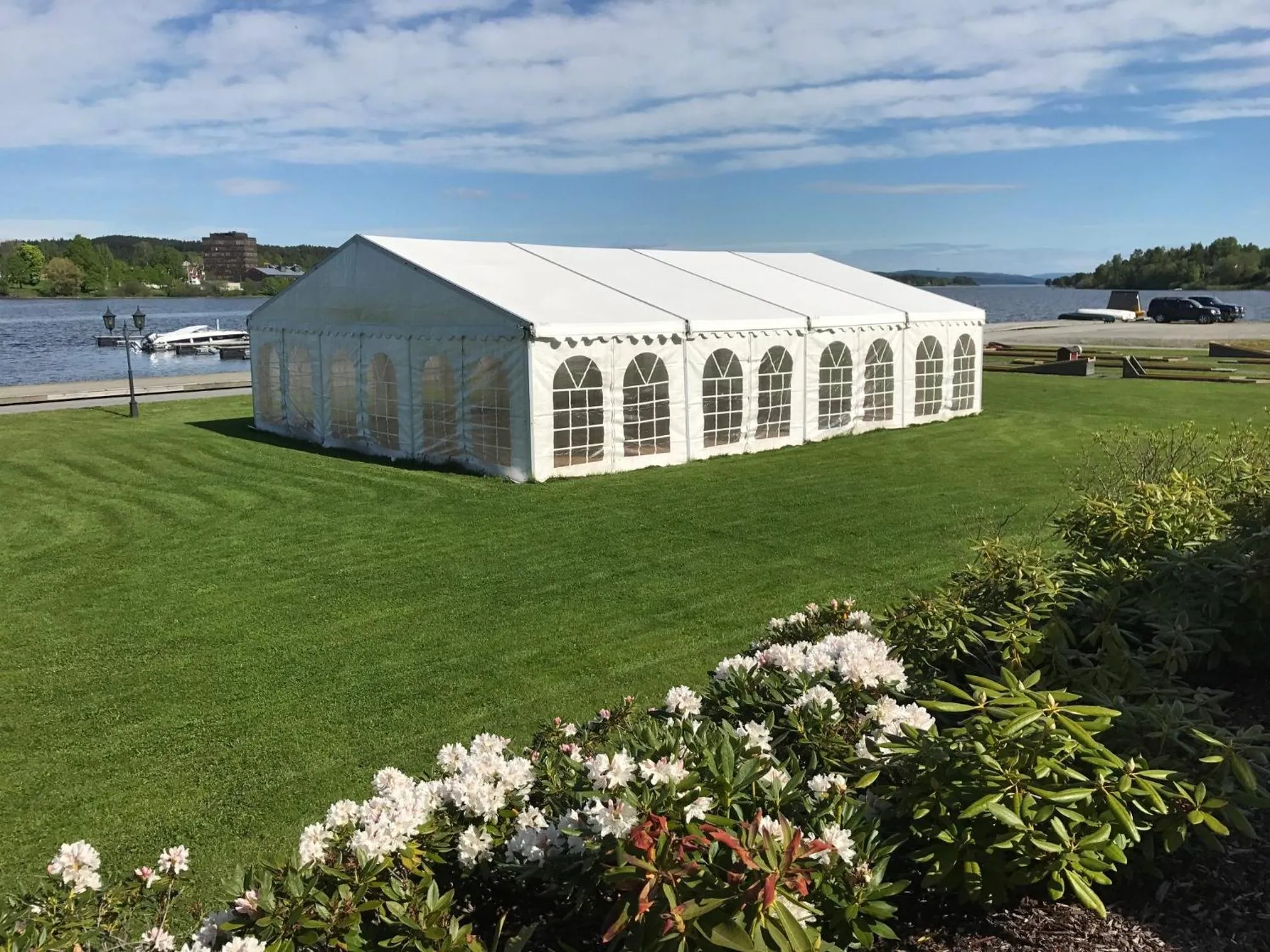 Patio in Tyrifjord Hotell