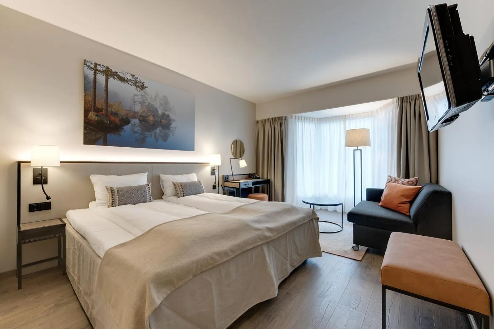 Photo of the whole room, Bed in Tyrifjord Hotell