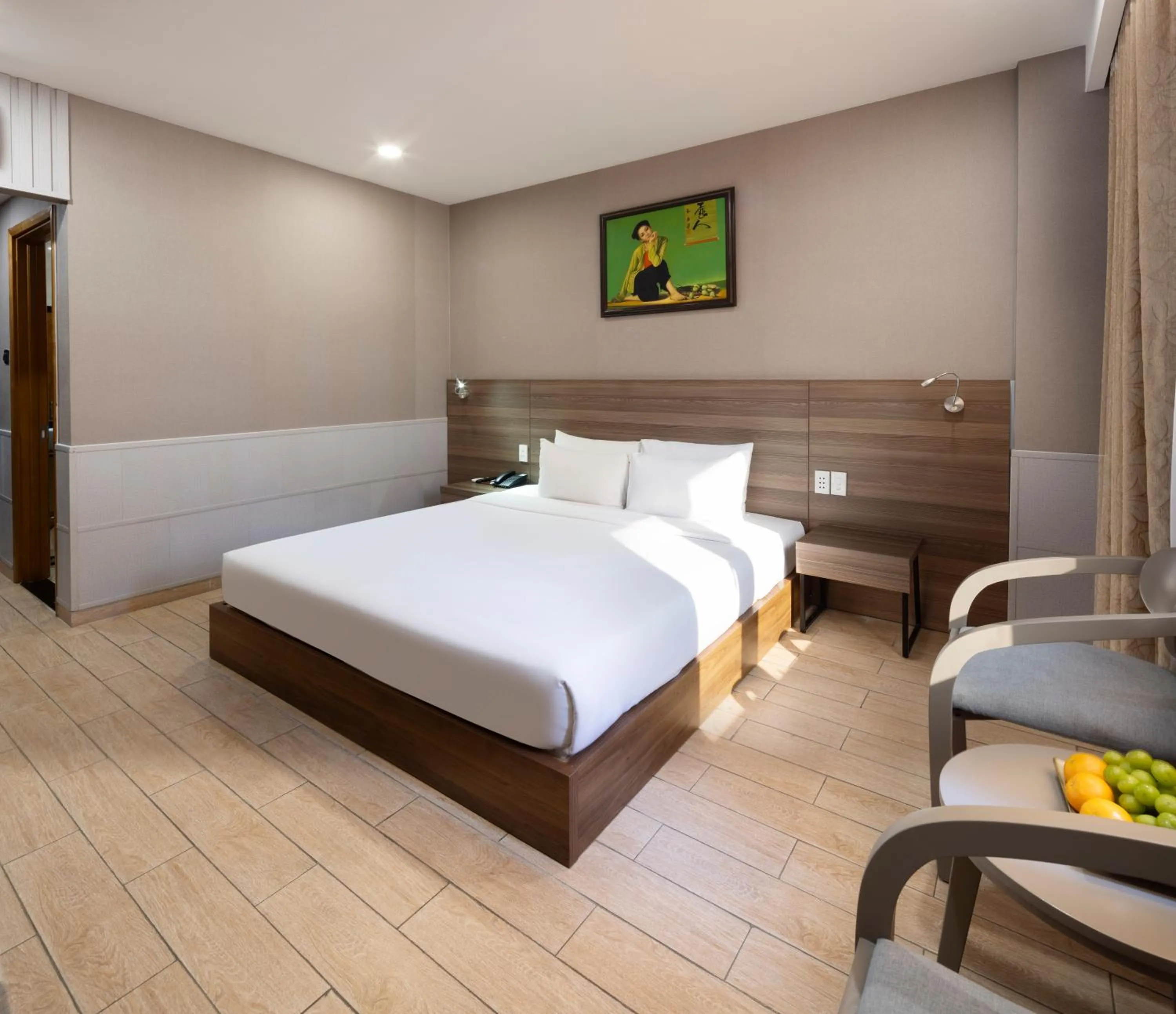 Bed in Sen Viet Hotel