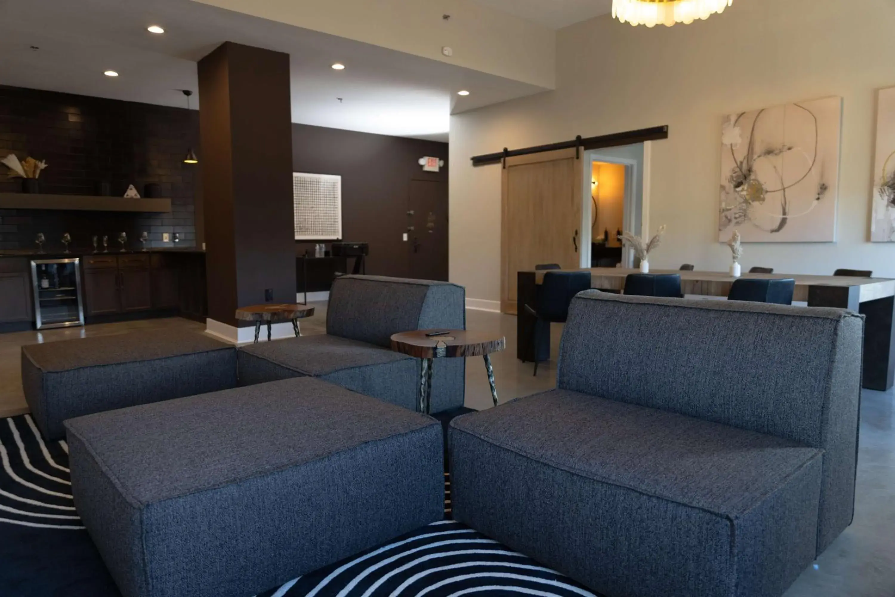 Living room in Watt Hotel Tapestry Collection by Hilton Living room in Watt Hotel Tapestry Collection by Hilton