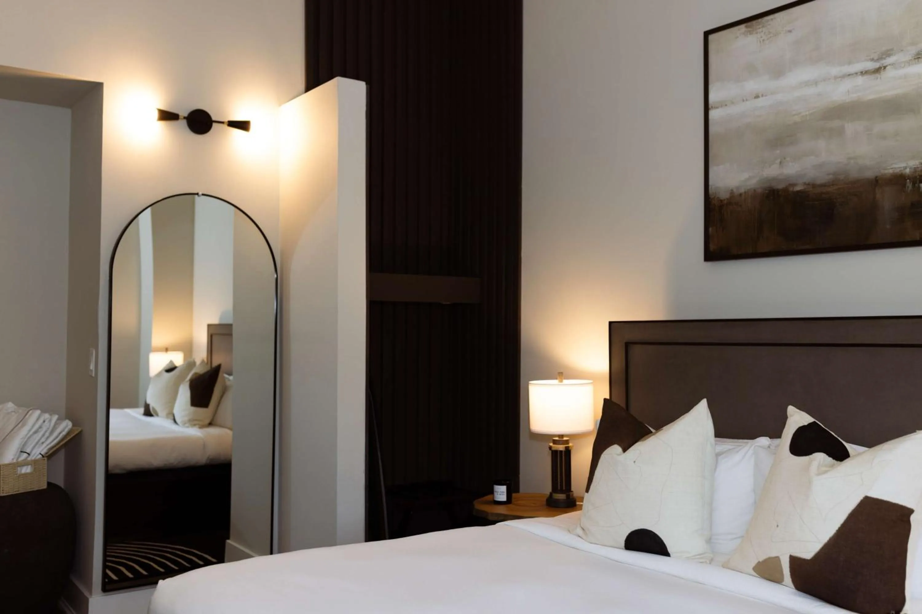 Bed in Watt Hotel Tapestry Collection by Hilton