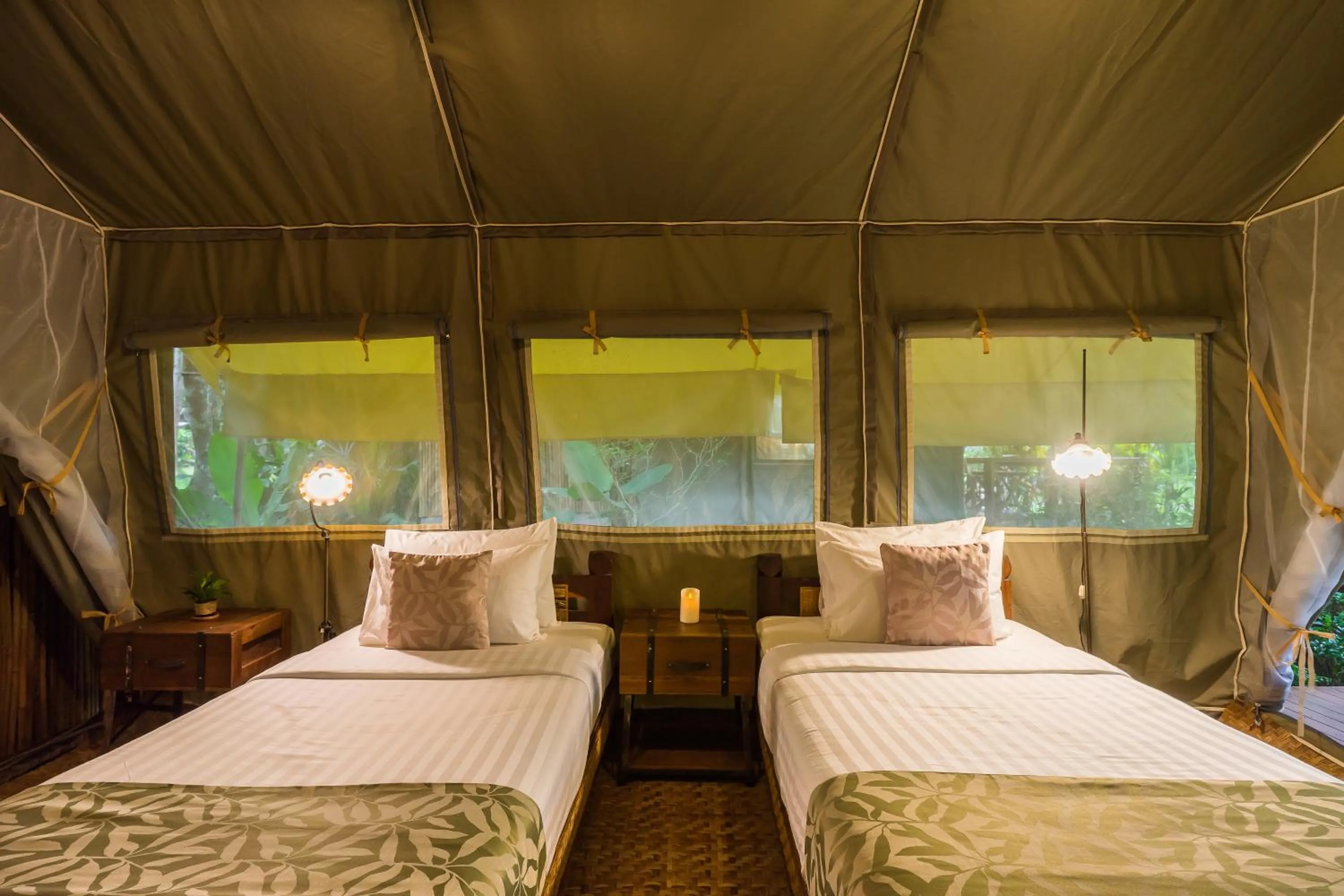 Bed in Hintok River Camp