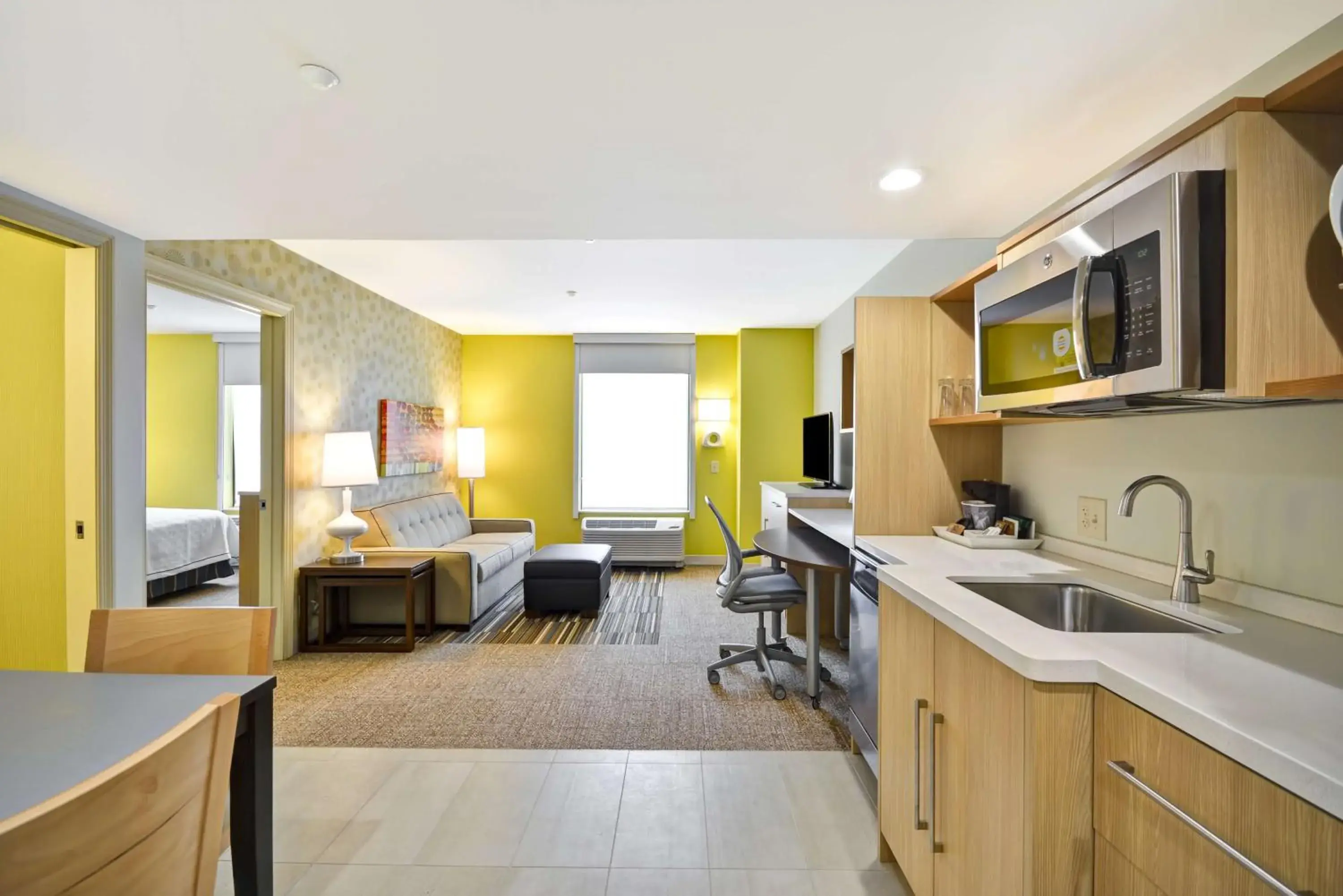 Bedroom in Home2 Suites By Hilton Decatur Ingalls Harbor Bedroom in Home2 Suites By Hilton Decatur Ingalls Harbor