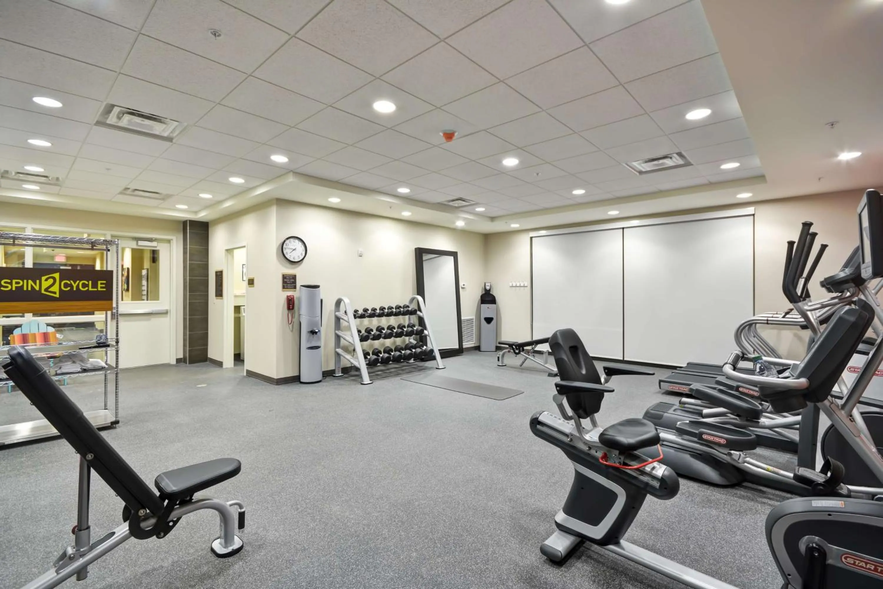 Fitness centre/facilities in Home2 Suites By Hilton Decatur Ingalls Harbor