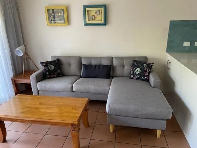 Living room in The York Beachfront Holiday Apartments