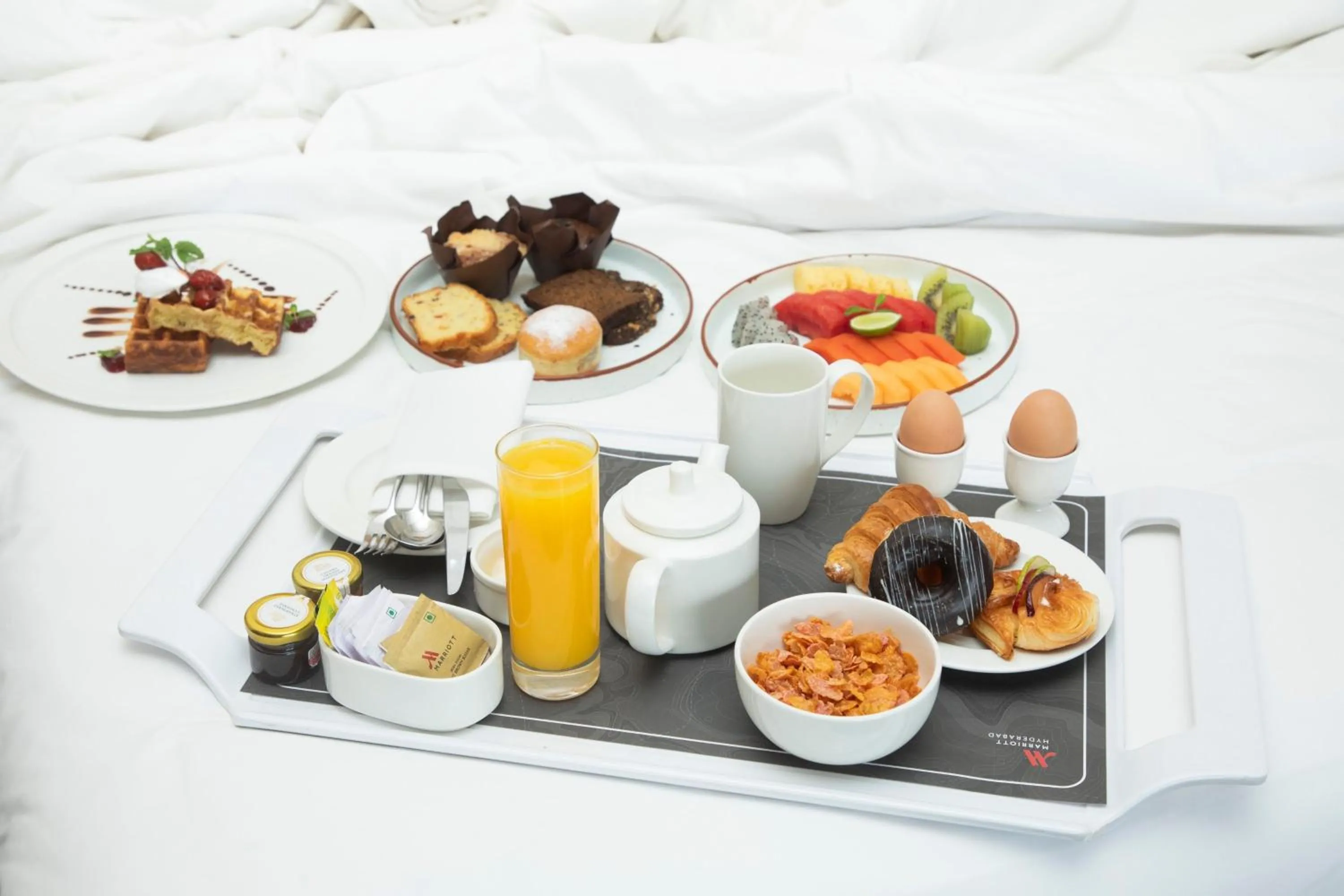 Breakfast in Hyderabad Marriott Hotel & Convention Centre