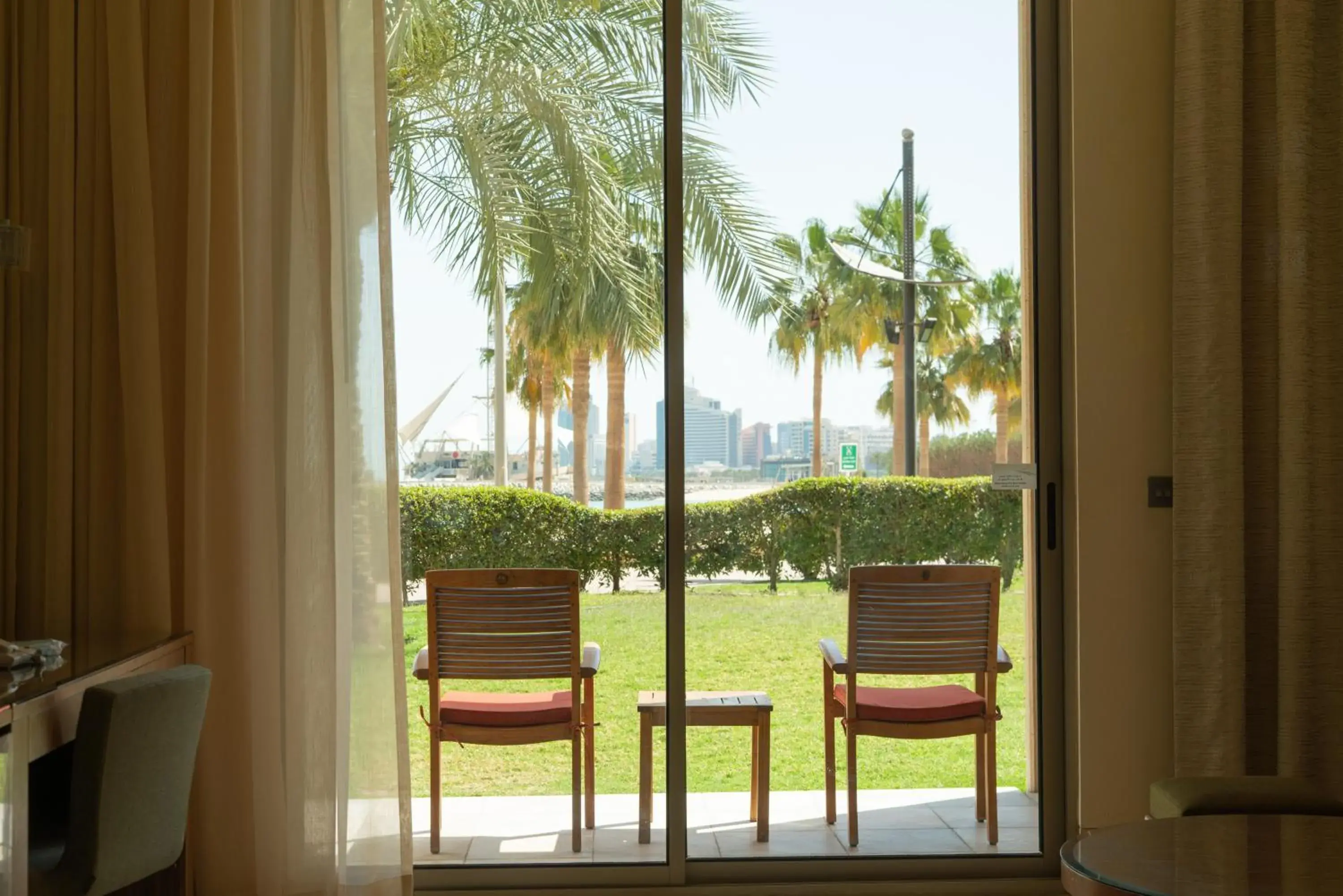 Garden view in Marina Hotel Garden view in Marina Hotel