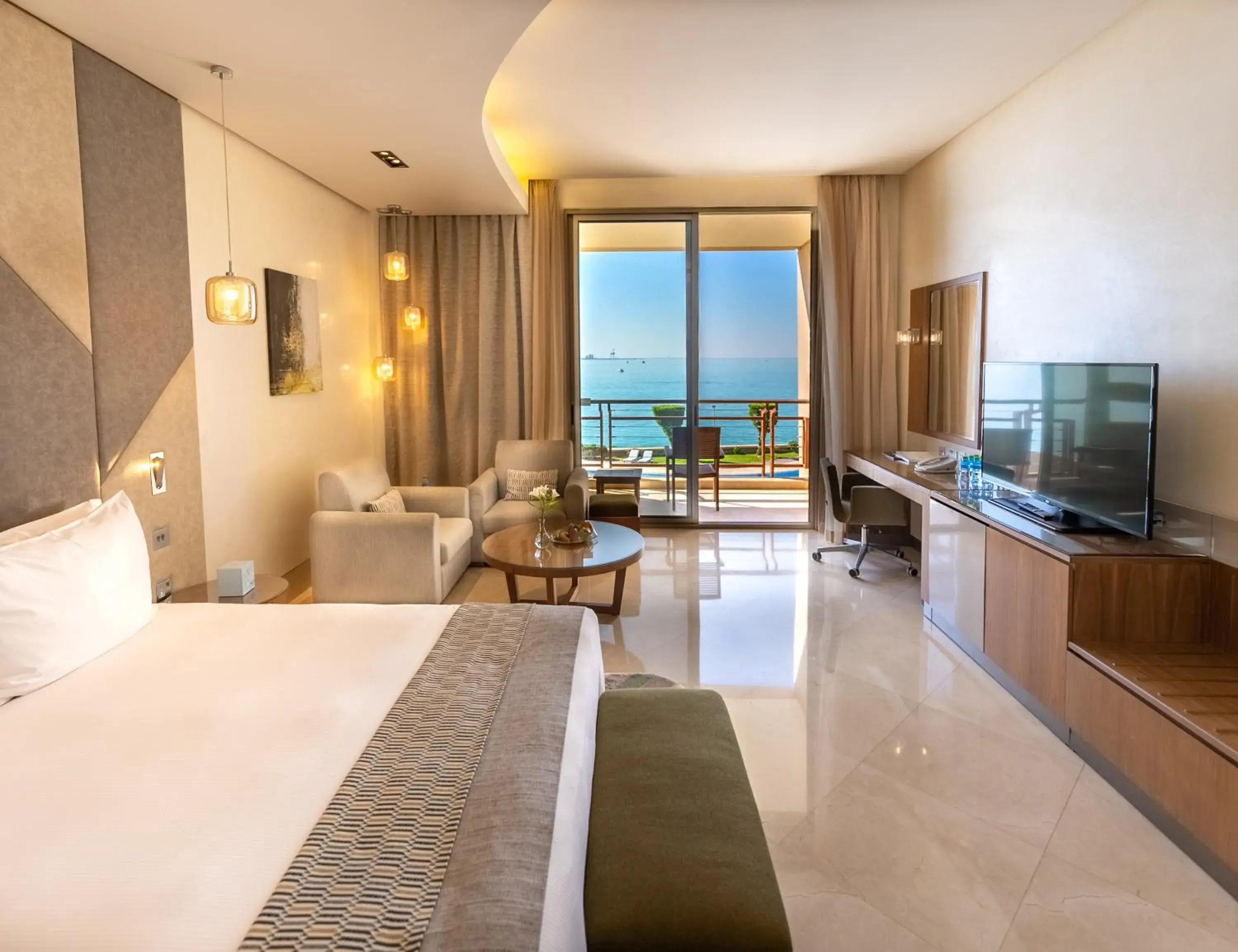 Bed in Marina Hotel Bed in Marina Hotel