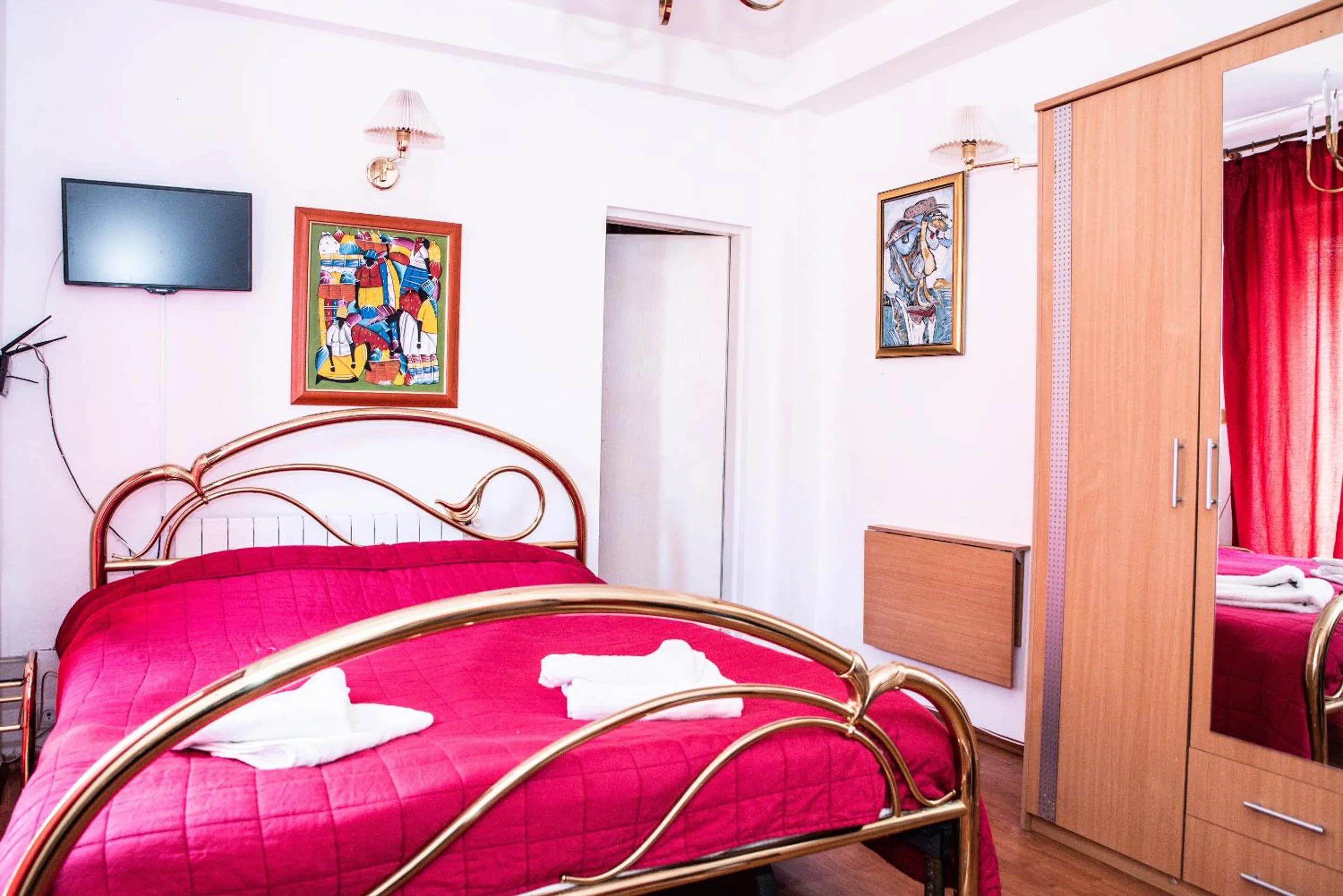 Bed in Vila Smarald Apartments