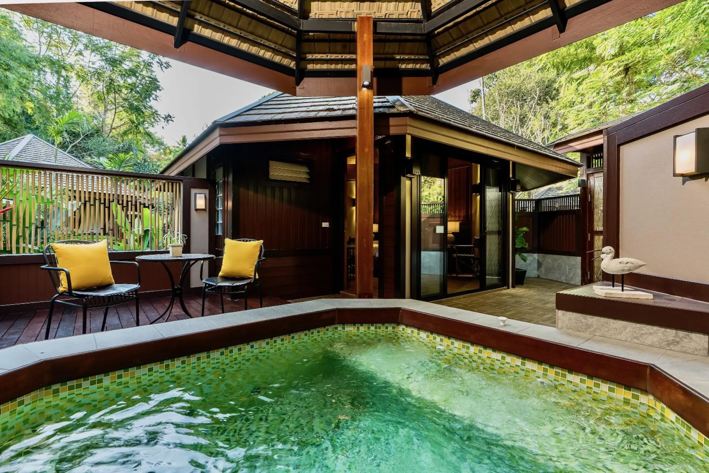 Pool view in River Kwai Resotel Pool view in River Kwai Resotel