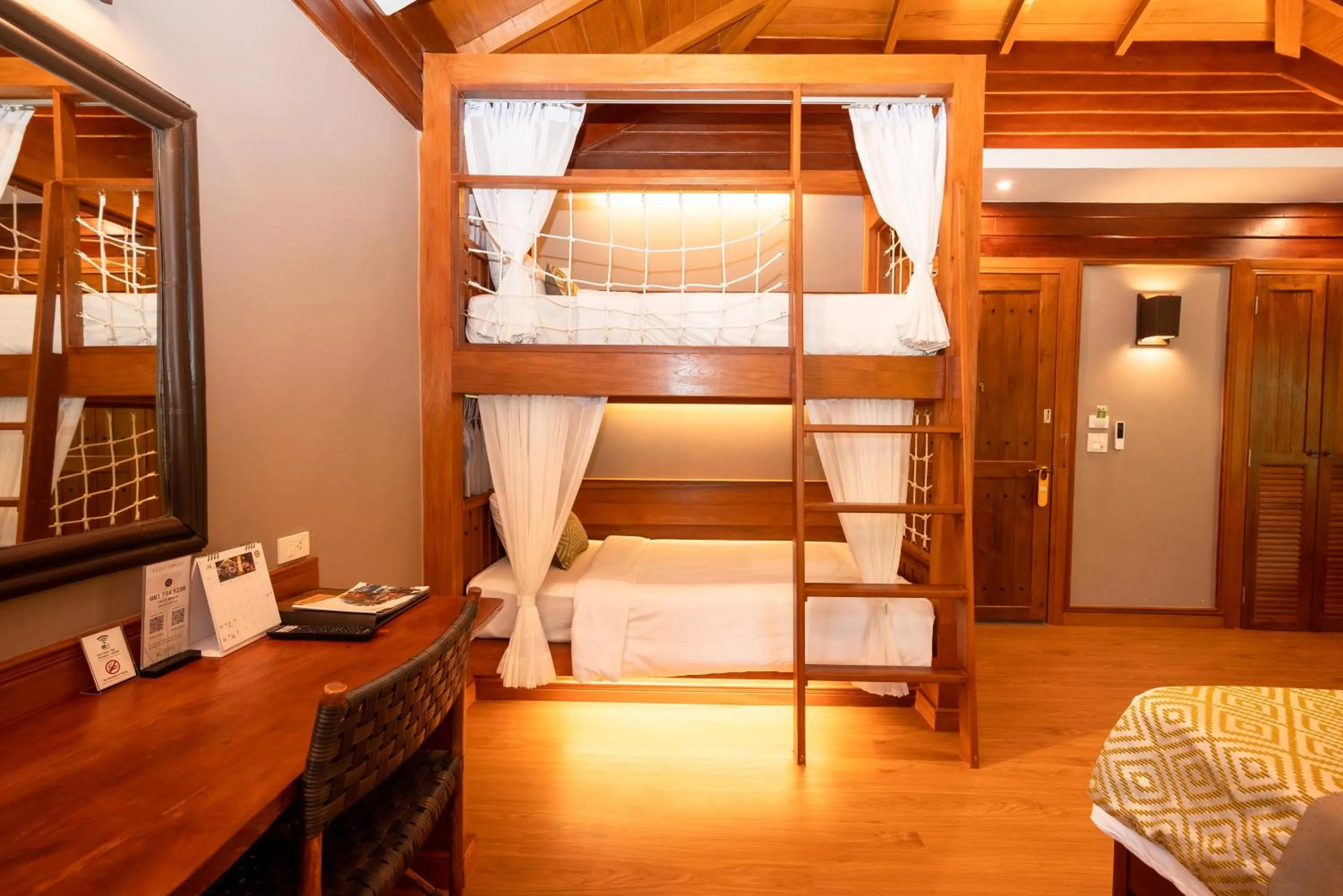 bunk bed, Bed in River Kwai Resotel