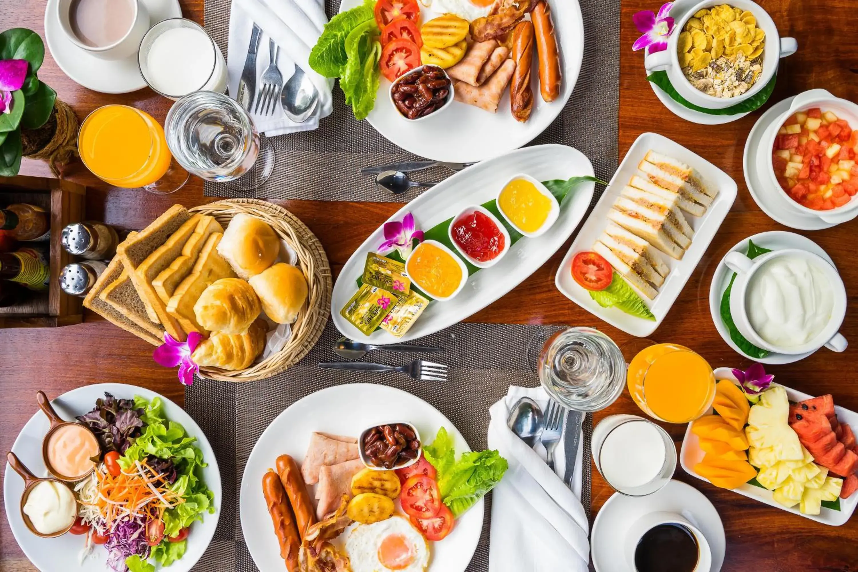 Breakfast in River Kwai Resotel Breakfast in River Kwai Resotel