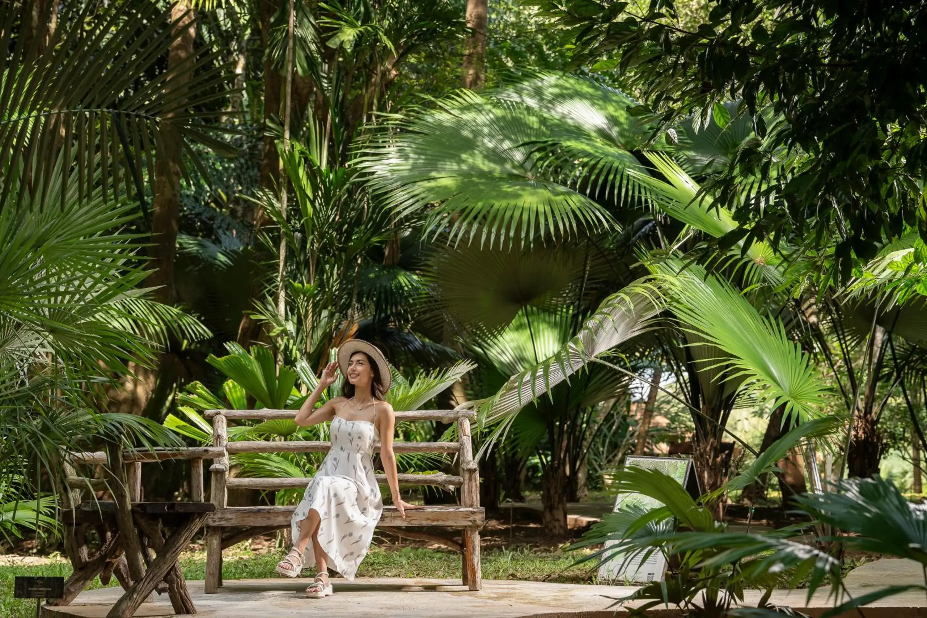 Garden view in River Kwai Resotel Garden view in River Kwai Resotel